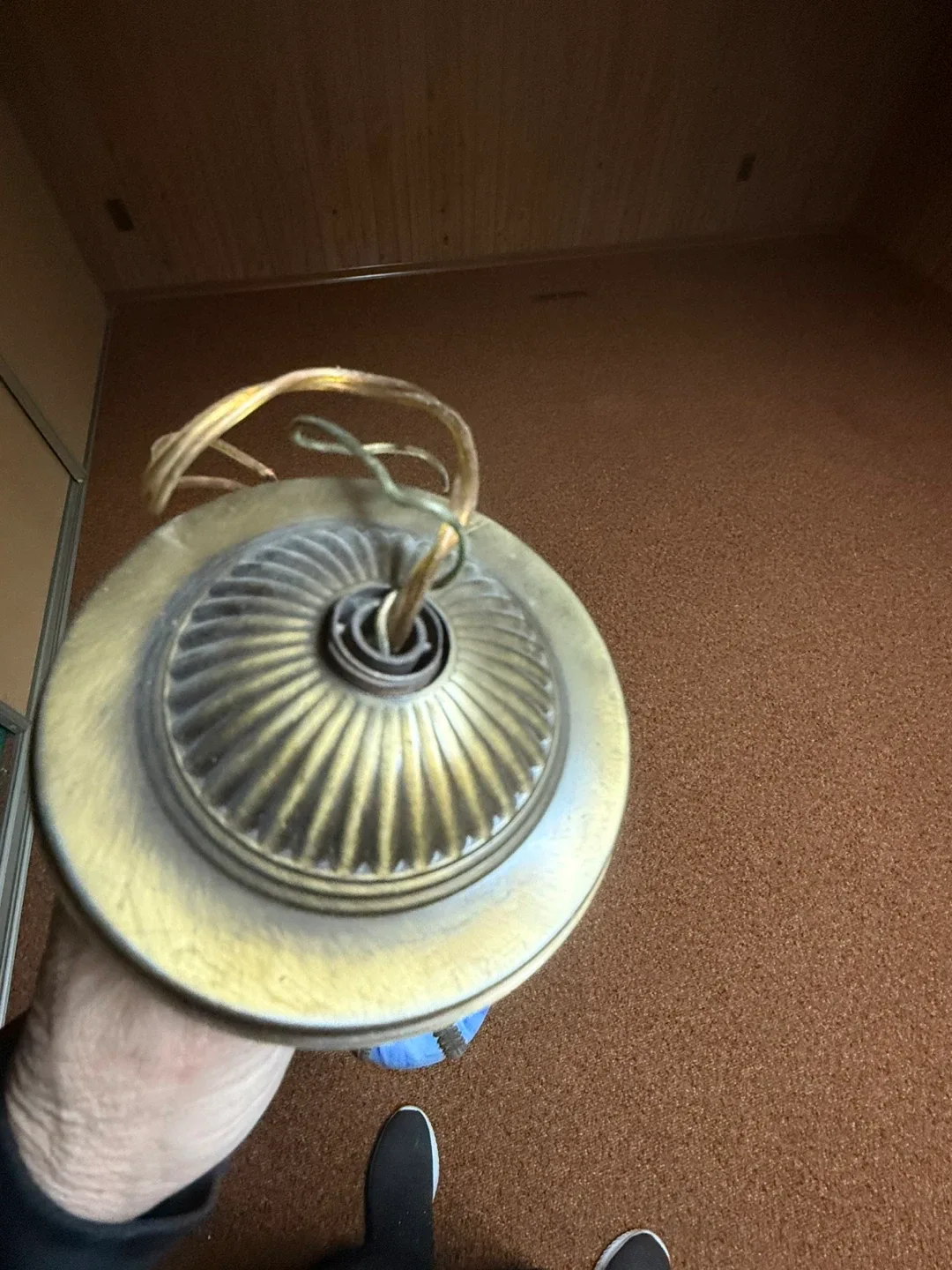 Blue Glass Pendant Light image indicator(3)