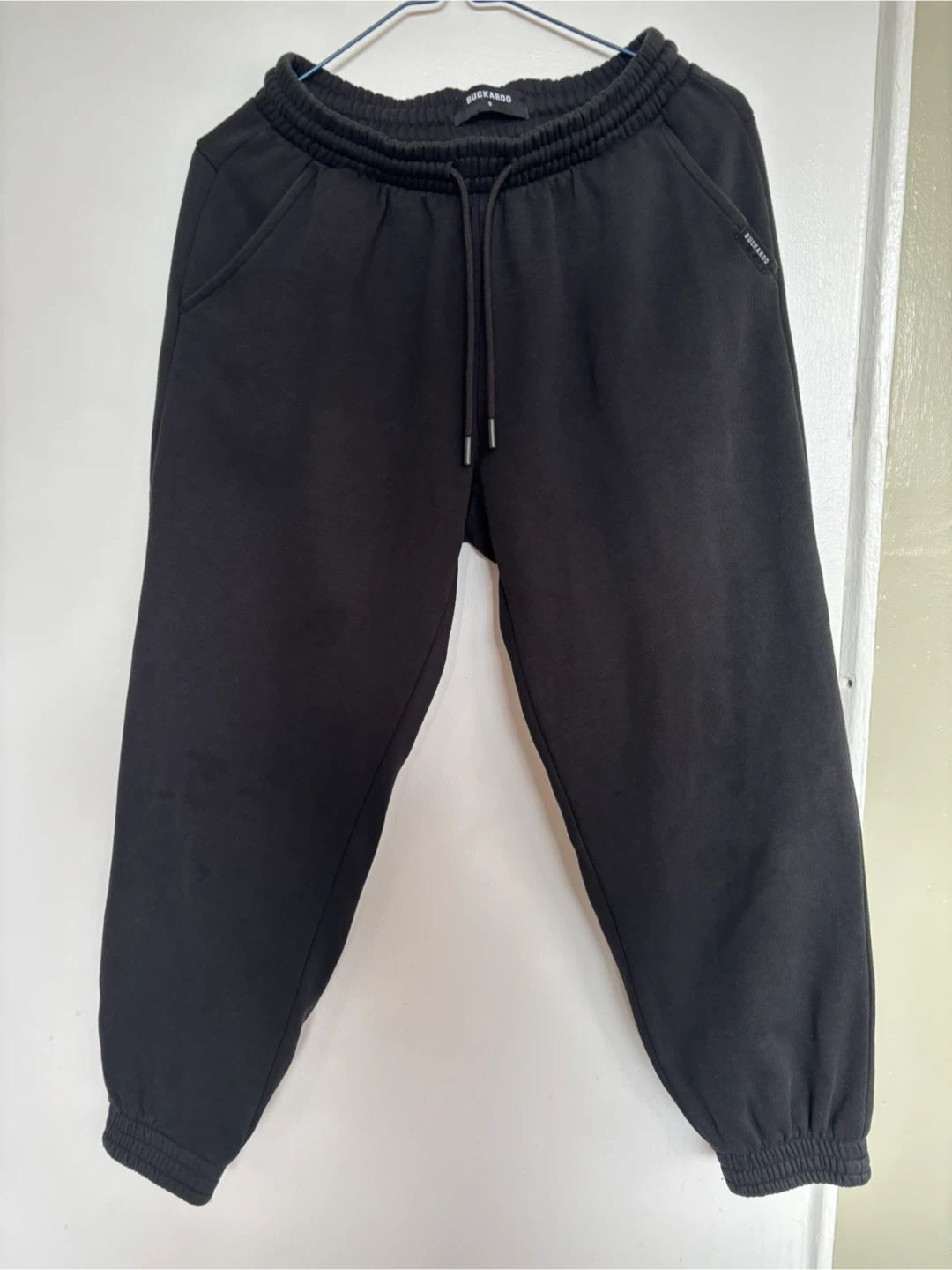 BUCKAROO Black fleece pants S