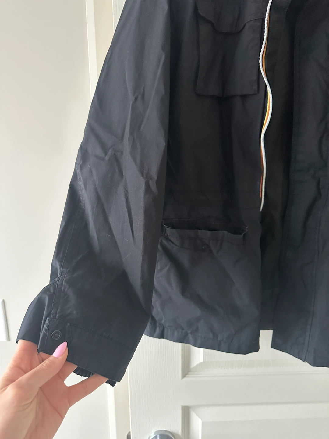 K-Way Black Jacket Size L/G - photo 4