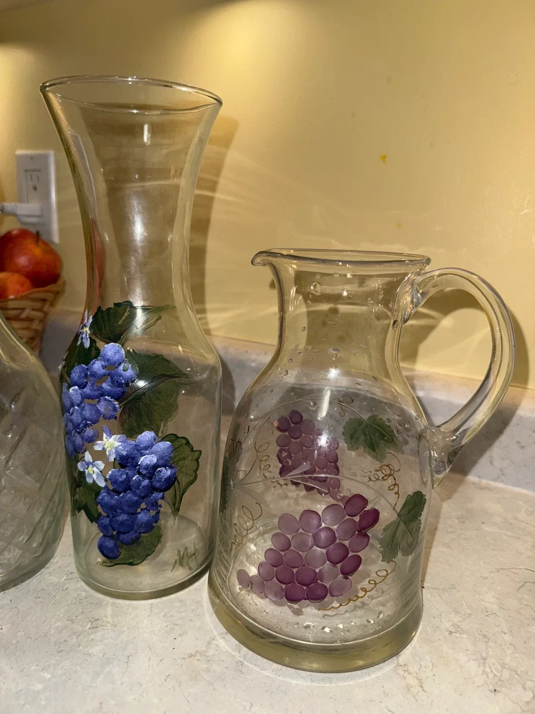 Vintage Glass Decanters & Pitcher Set image indicator(3)