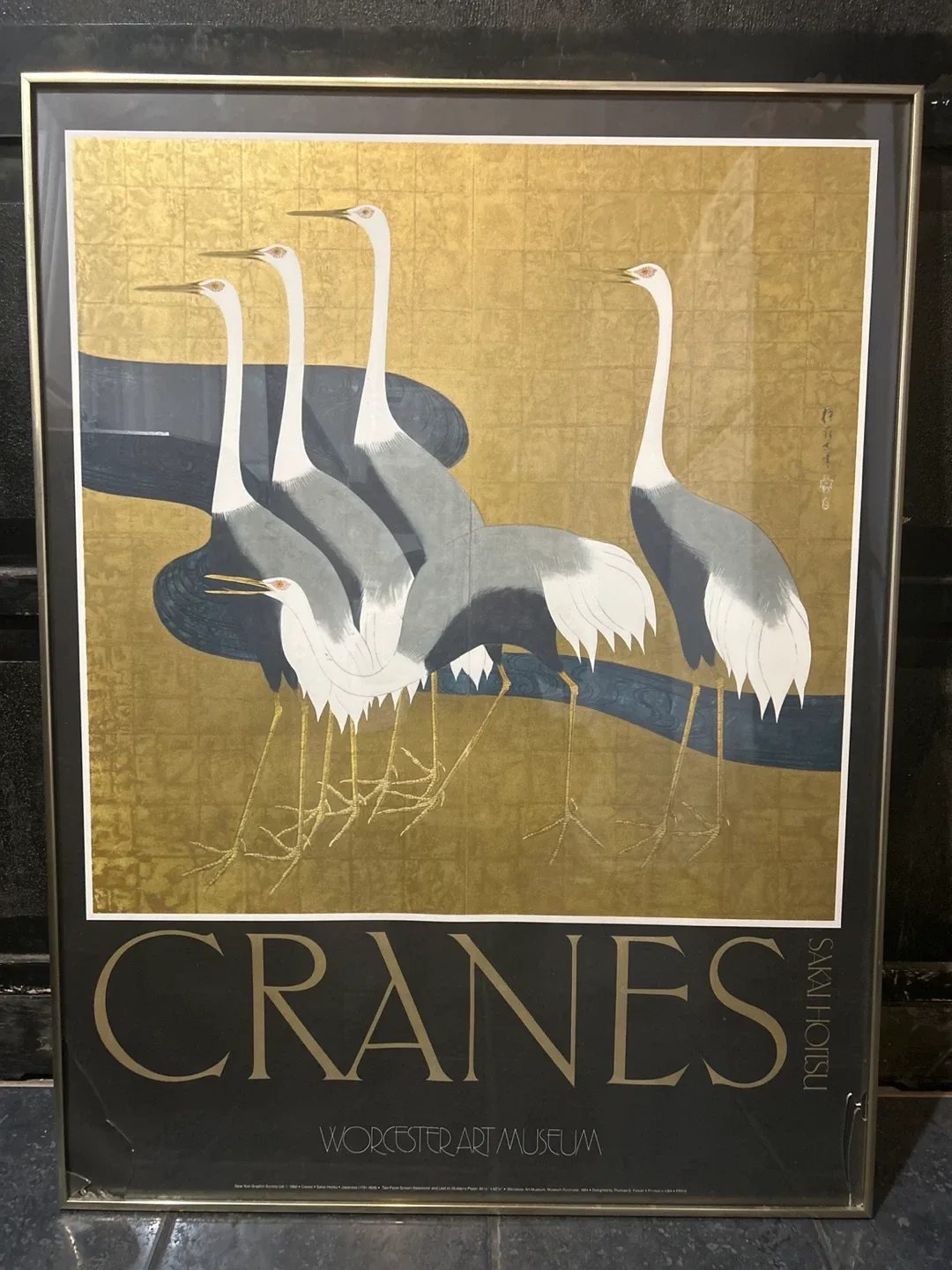 Cranes Sakai Hoitsu Worcester Art Museum Print