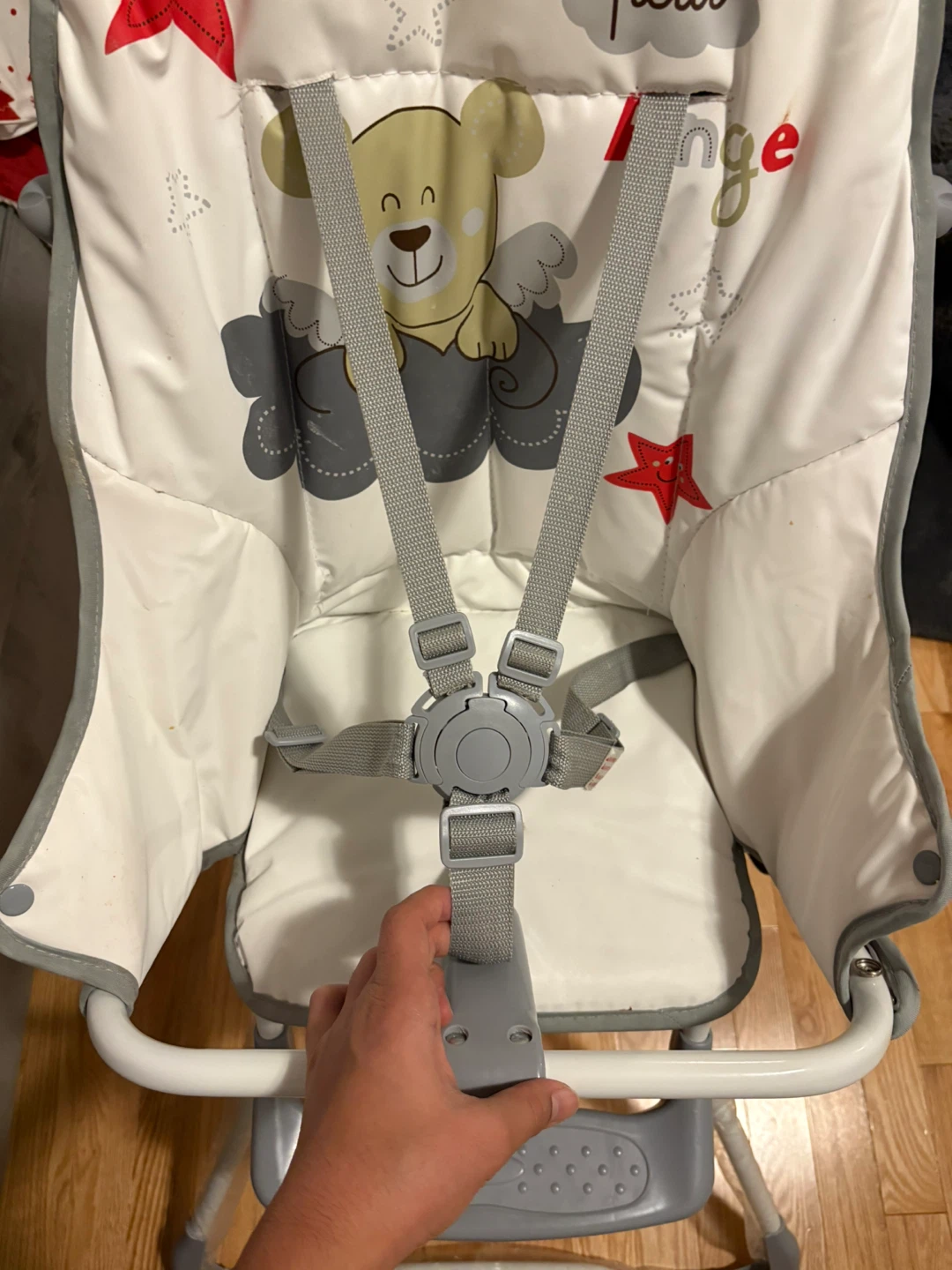 Adjustable baby high chair, clean and foldable - photo 5