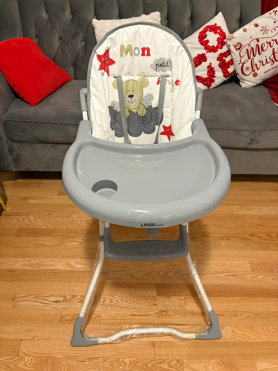 Adjustable baby high chair, clean and foldable - photo 2