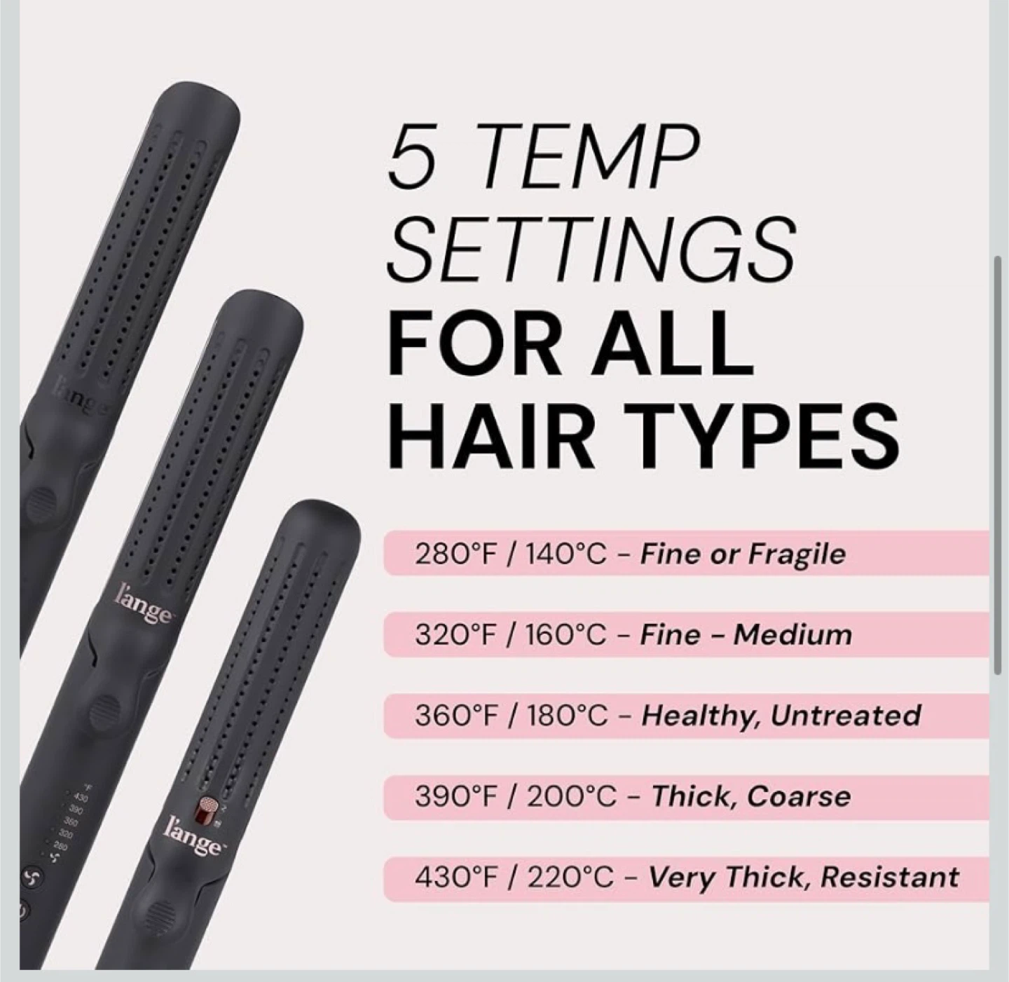 New L'ANGE HAIR Le Duo Grande 360° Airflow Styler | 2-in-1 Black - photo 2