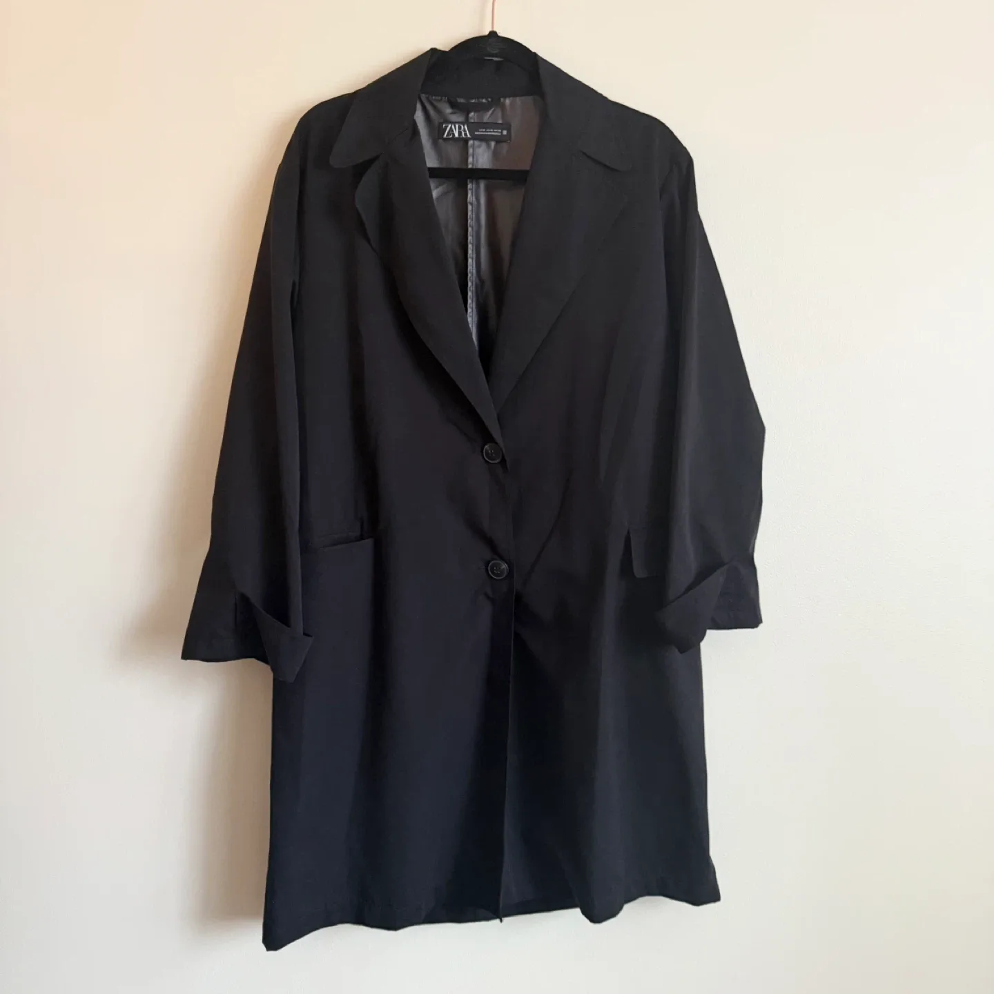 Zara Lightweight Oversized Trench Coat Size M