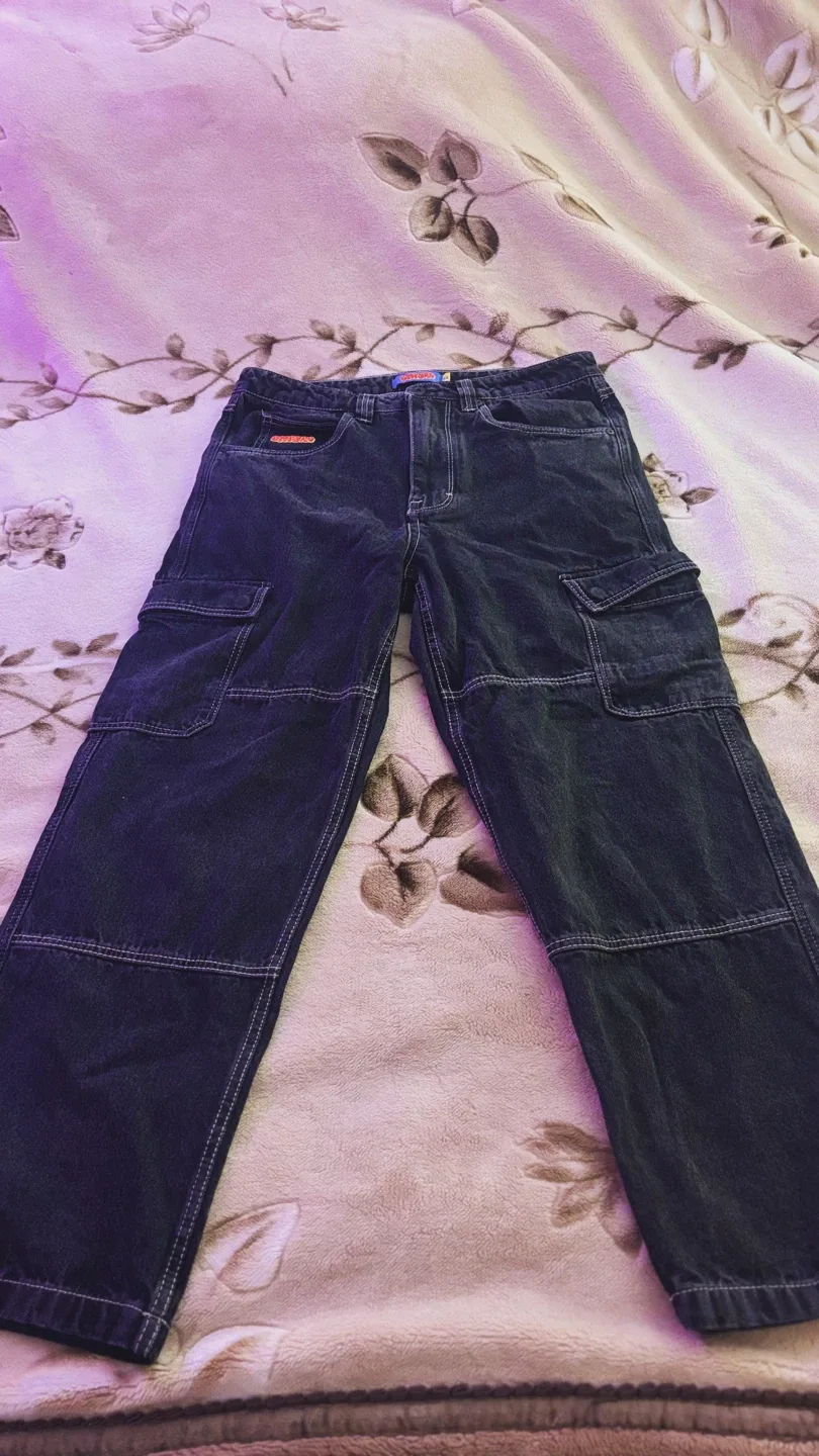 Empire Black Cargo Pants - Size 32