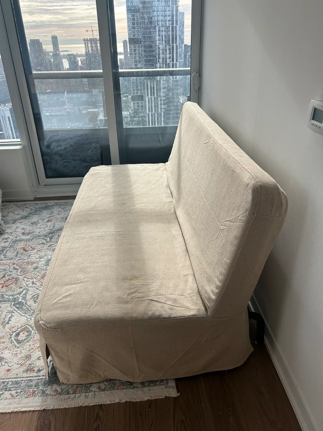 IKEA NYHAMN Sofa Bed – Beige (Excellent Condition)