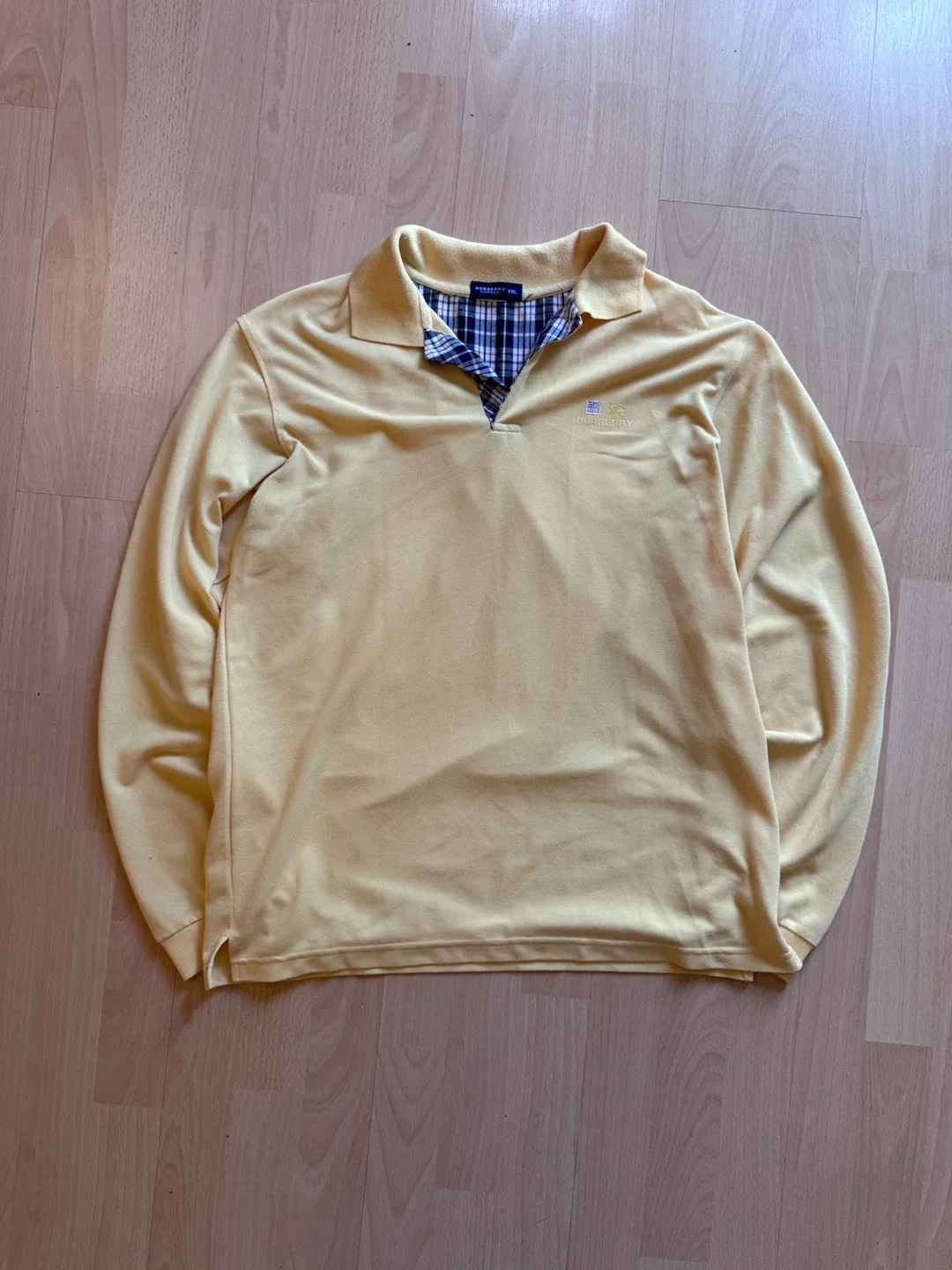 Burberry XXL Yellow Polo Shirt