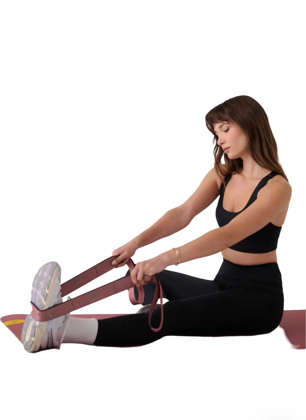Burgundy Lole Yoga Mat with Strap image indicator(6)