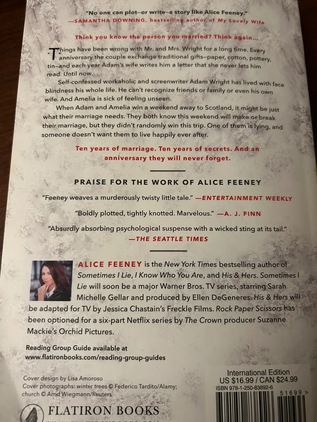 Book by Alice Feeney image indicator(2)