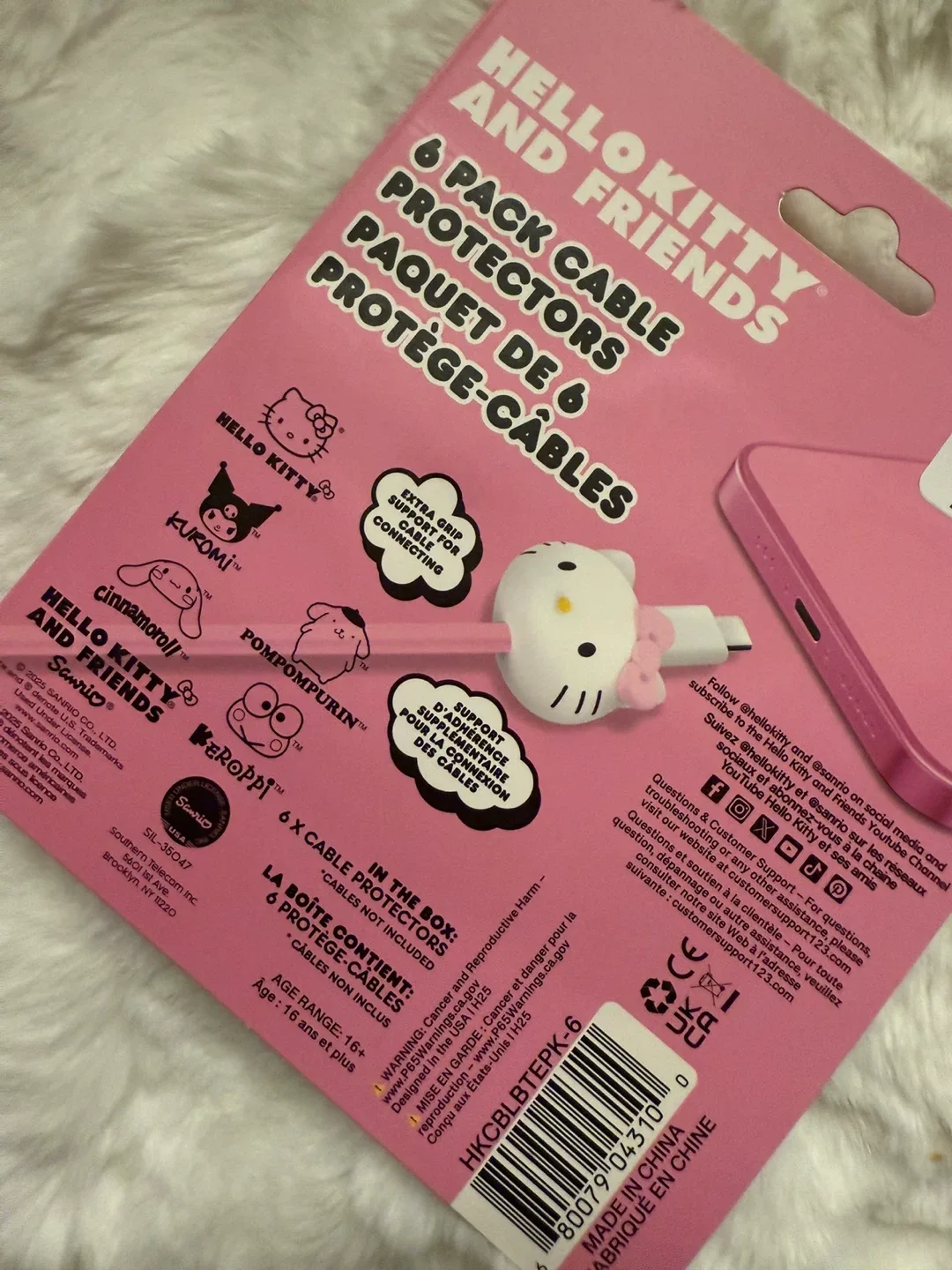Hello Kitty & Friends 6-Pack Cable Protectors image indicator(2)