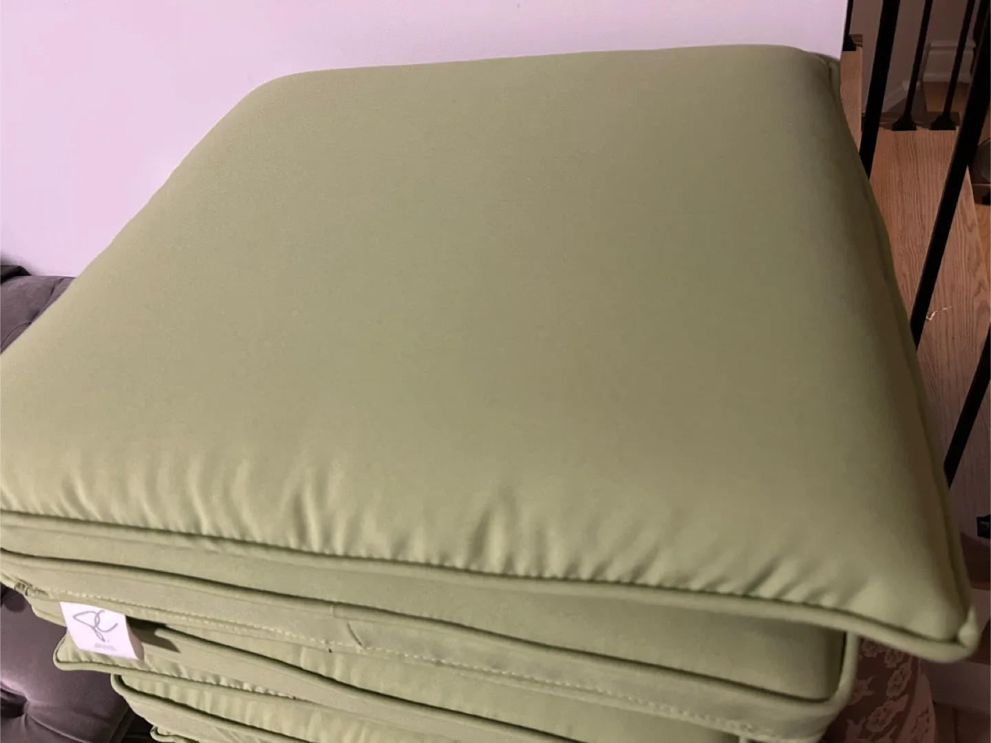 Outdoor Green Seat Cushions image indicator(4)