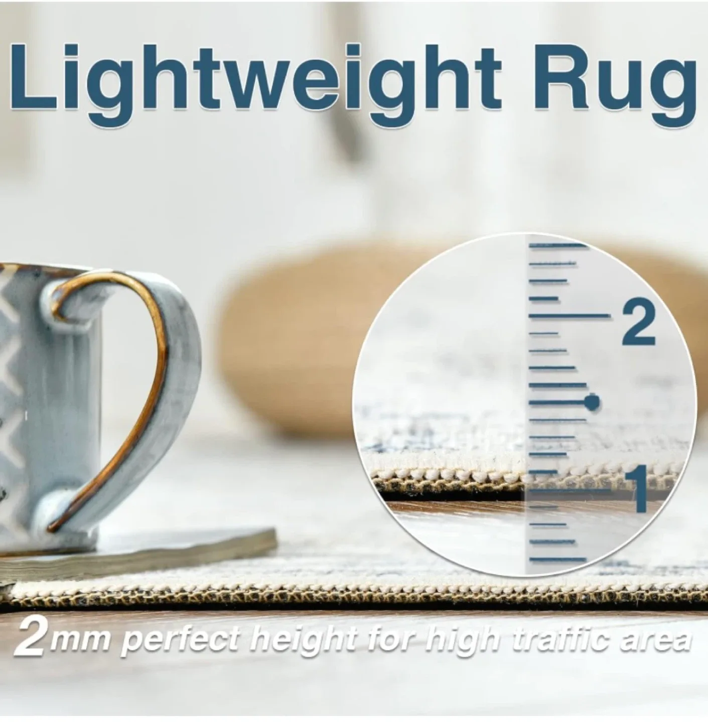 New 2x10 Runner Rug Multi Blue image indicator(5)