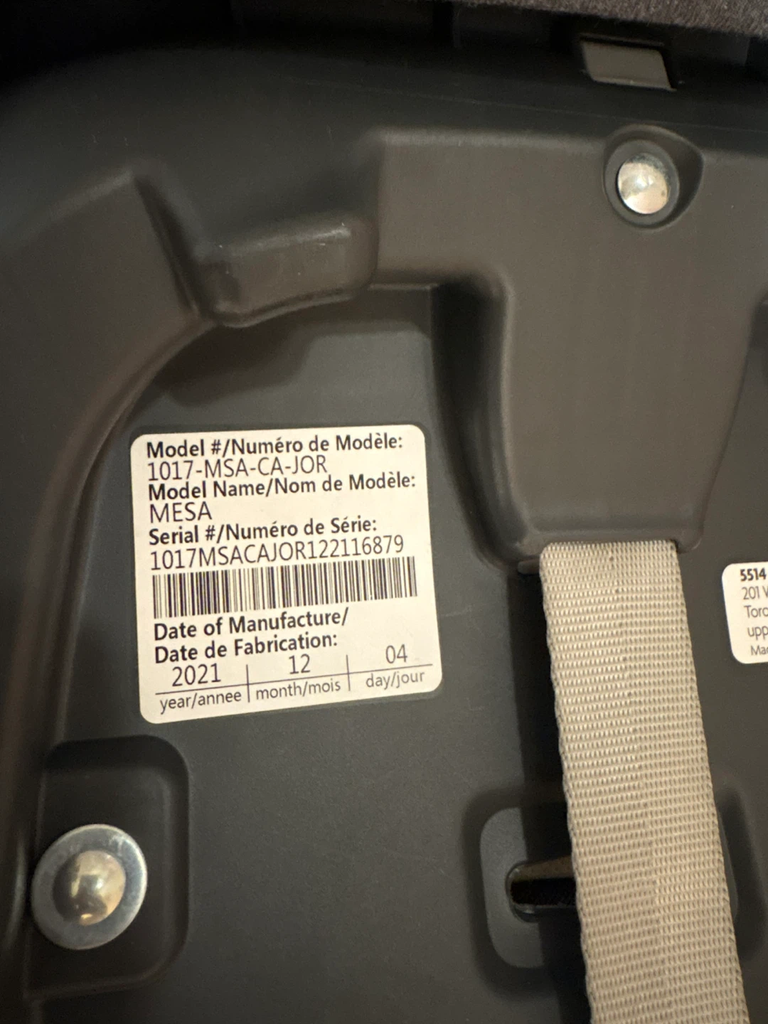 UPPAbaby MESA V2 Infant Car Seat - Grey - photo 3