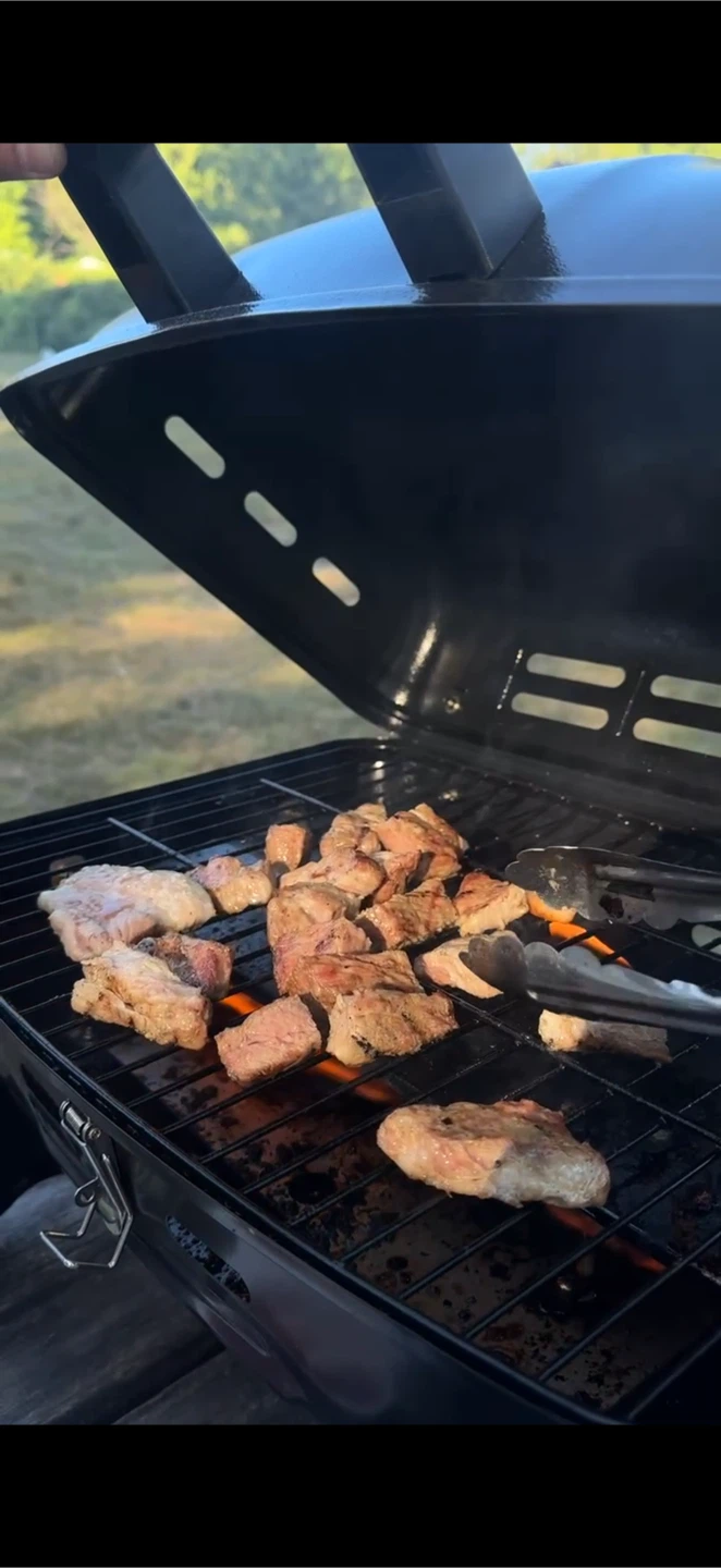 Portable BBQ Grill - Black - photo 4