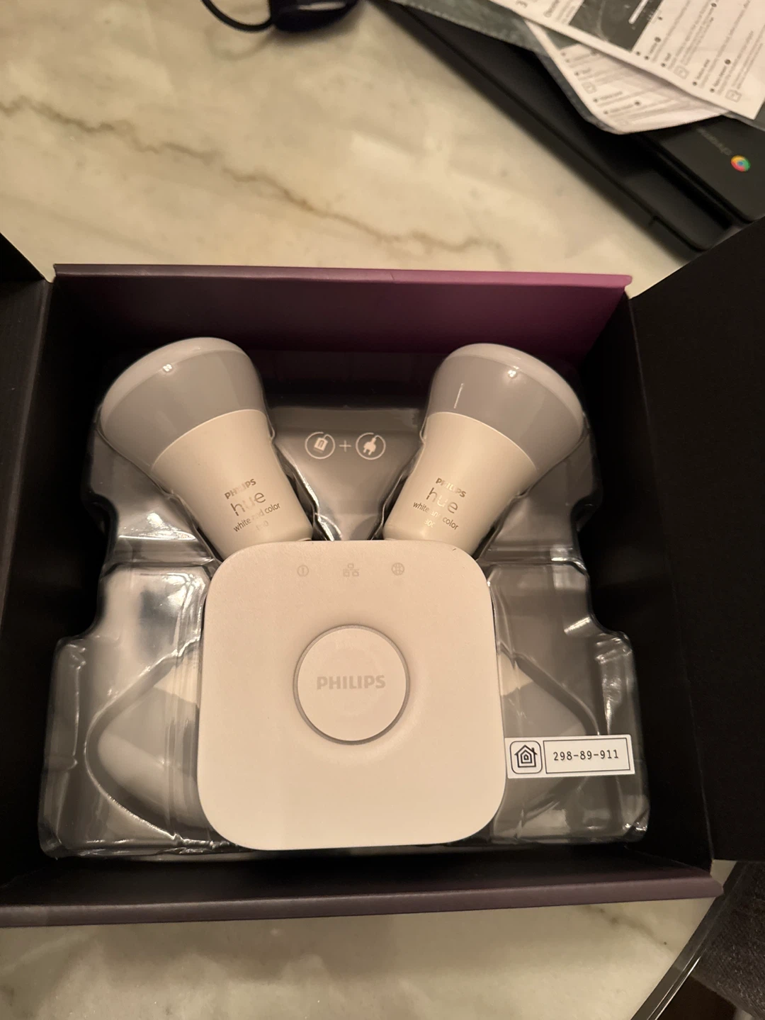 New Philips Hue White and Color Ambiance Bulb Starter Kit