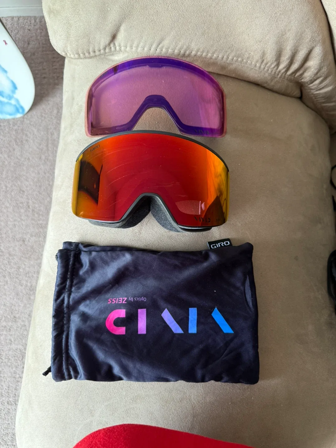 Giro Civa Ski Goggles w/ Extra Lens