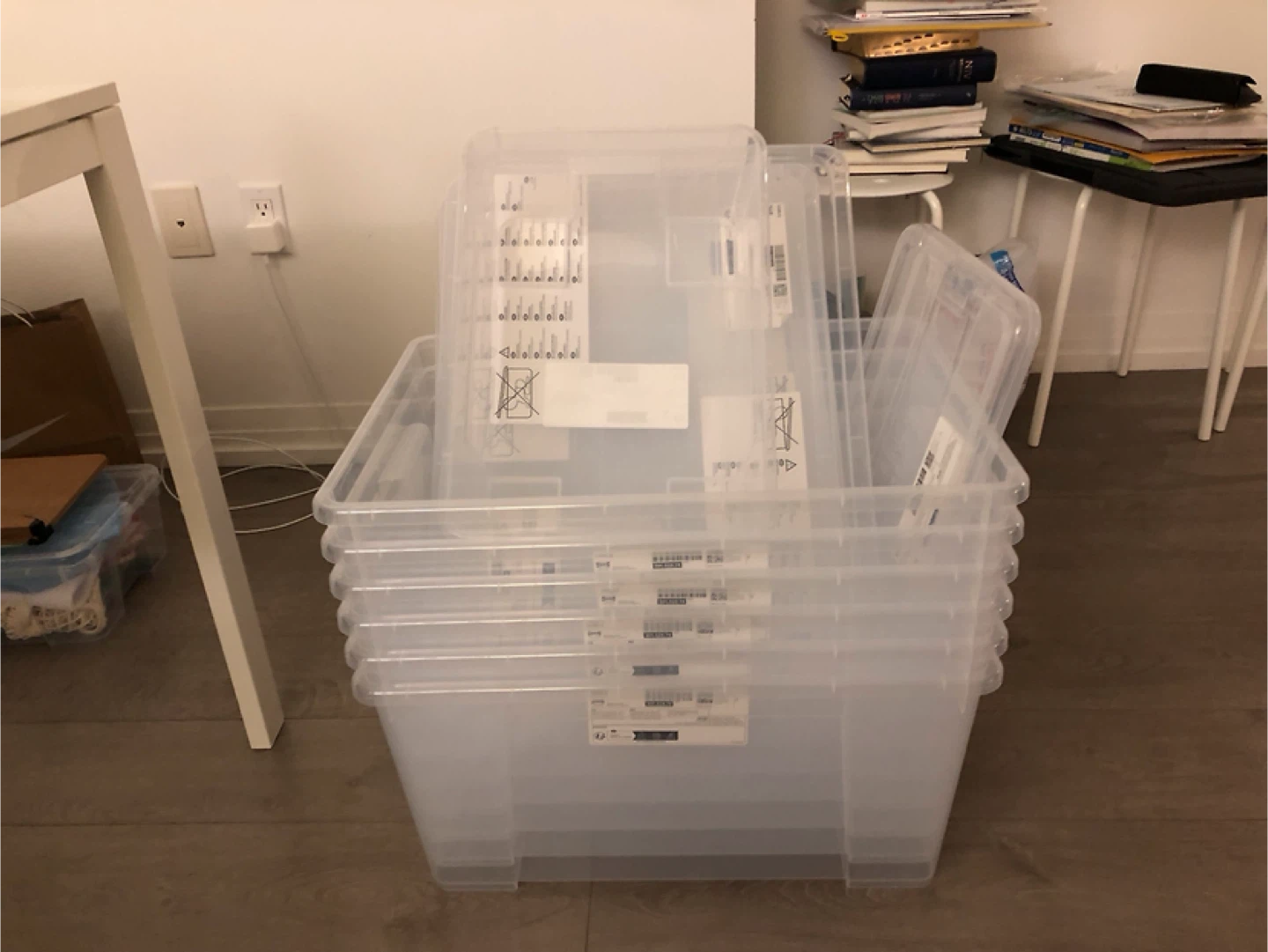 IKEA Storage Box with Lid x 6