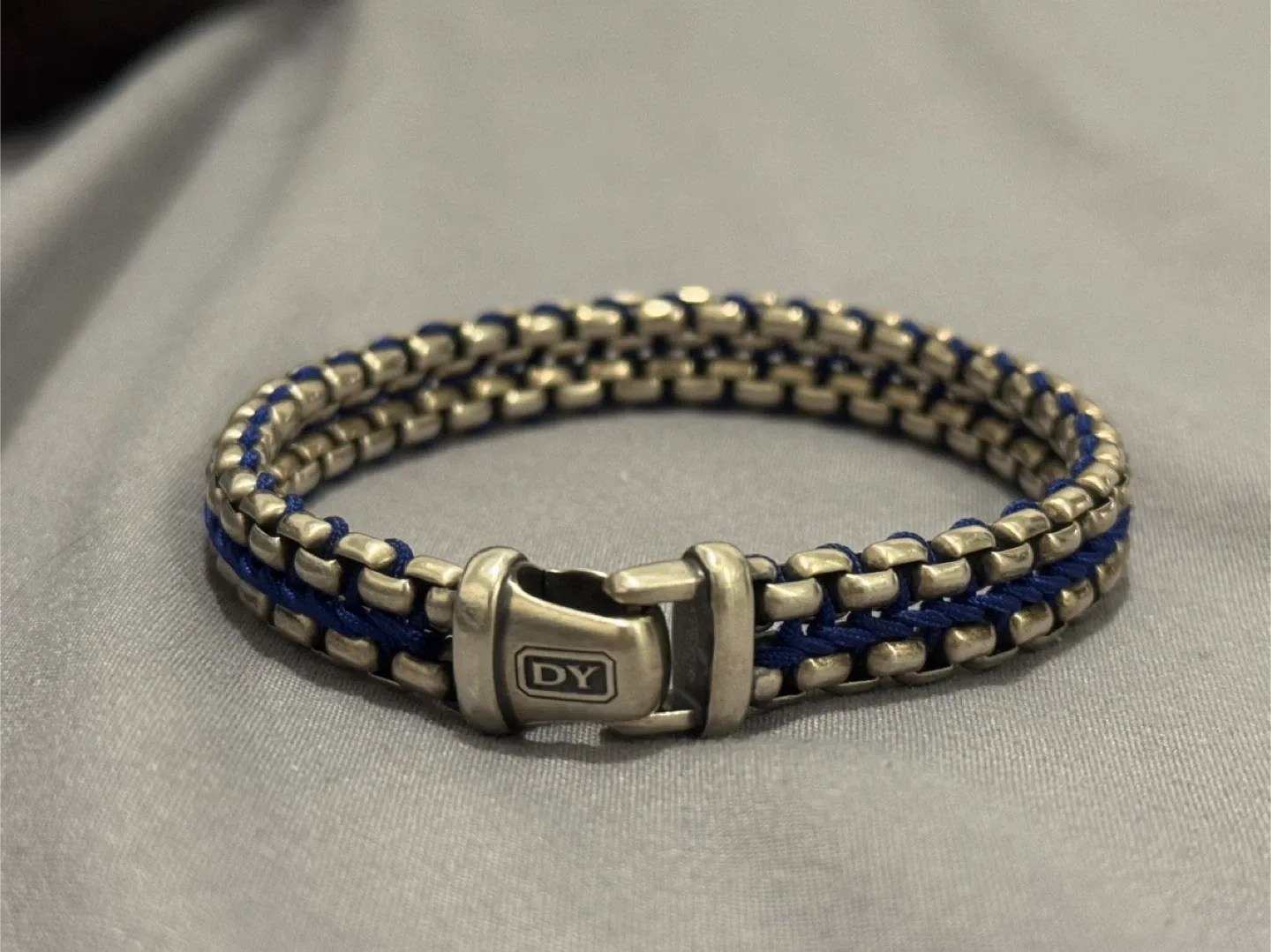 David Yurman Woven Box Chain Bracelet