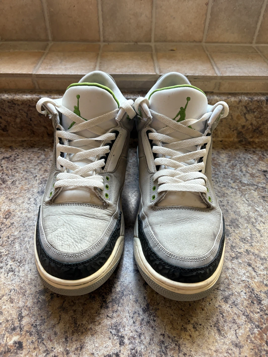 Jordan 3 Retro Grey/Green - photo 4
