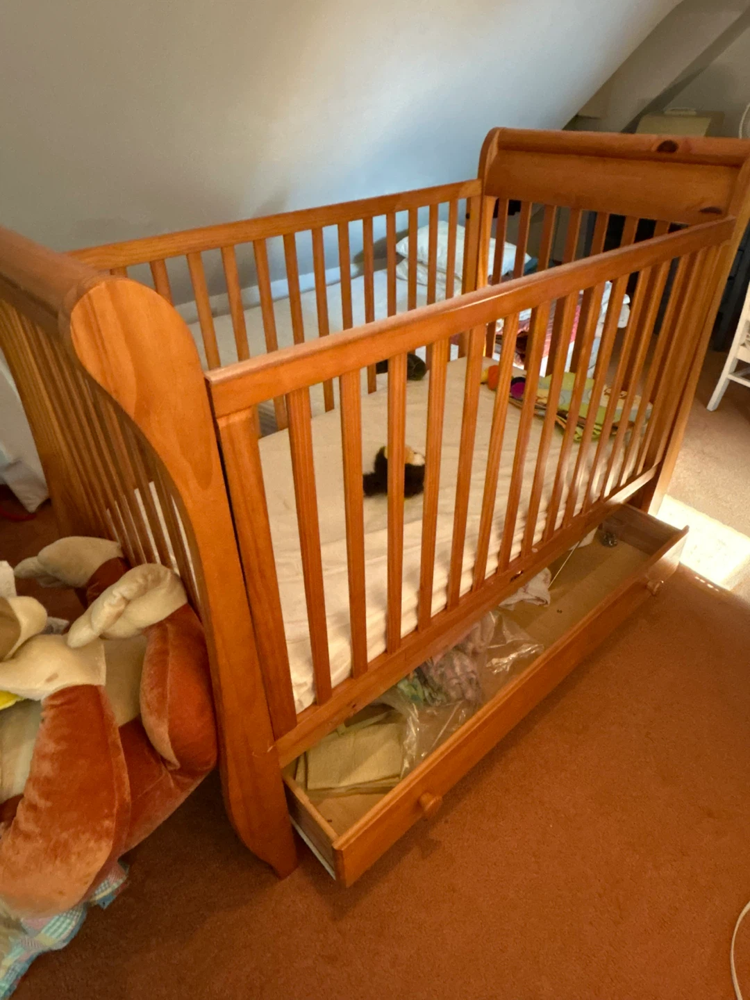 Wooden Baby Crib