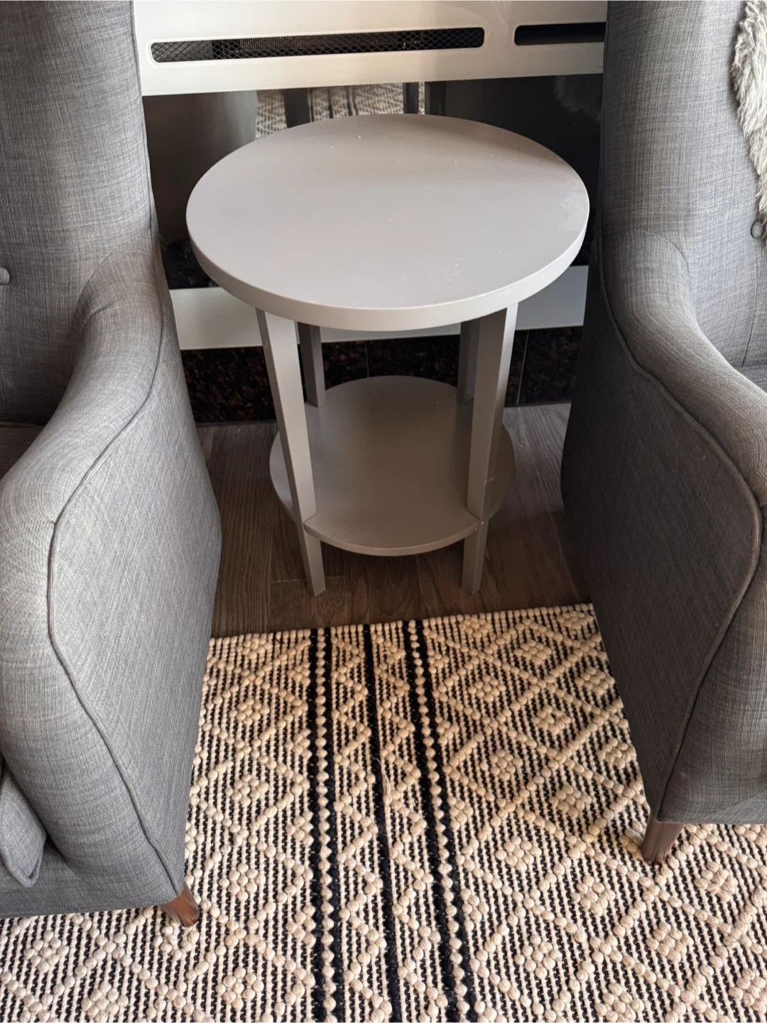 Grey Wingback Accent Chairs - photo 4