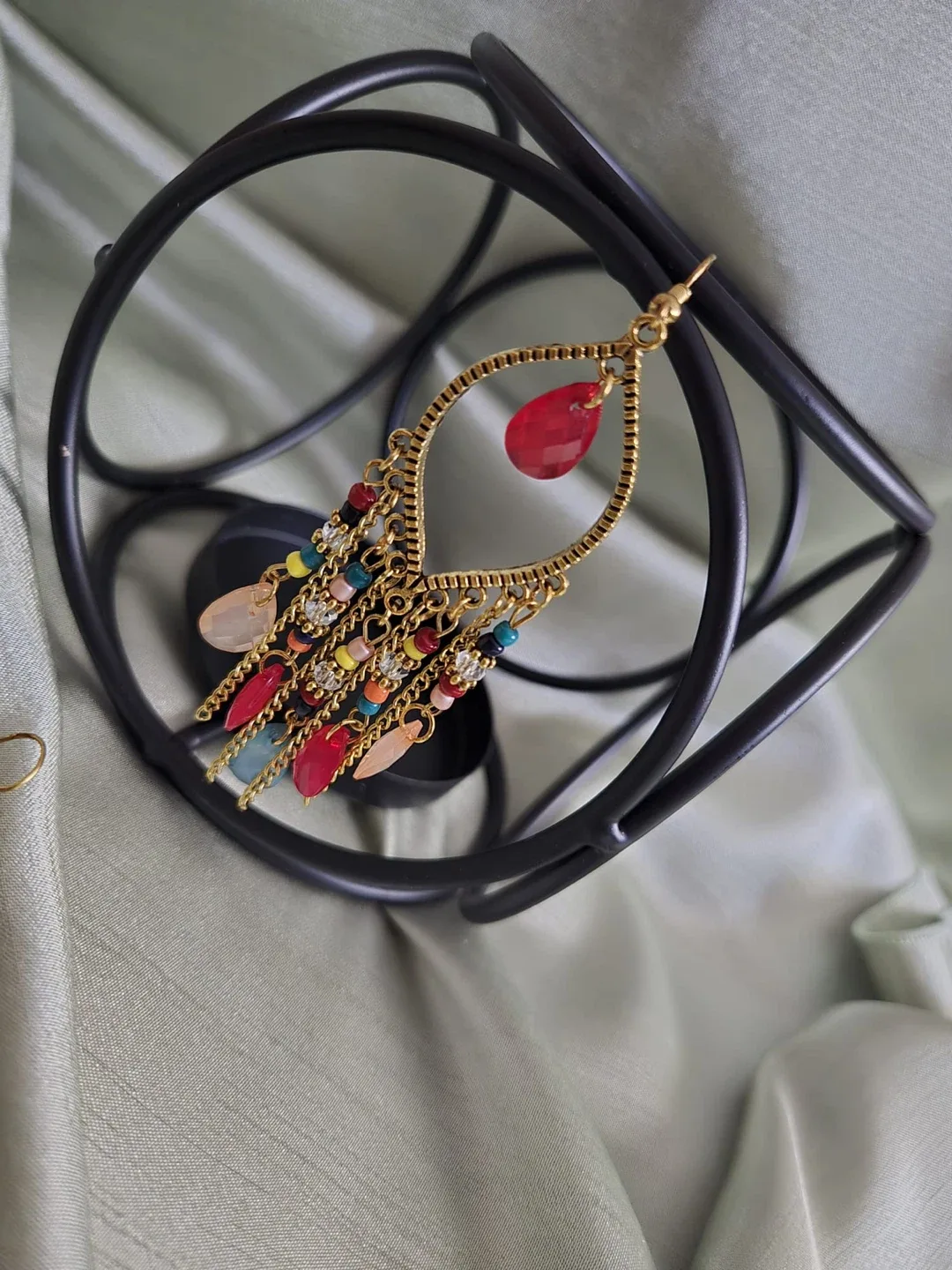 Boho Dangle Earrings - Colorful & Unique image indicator(3)