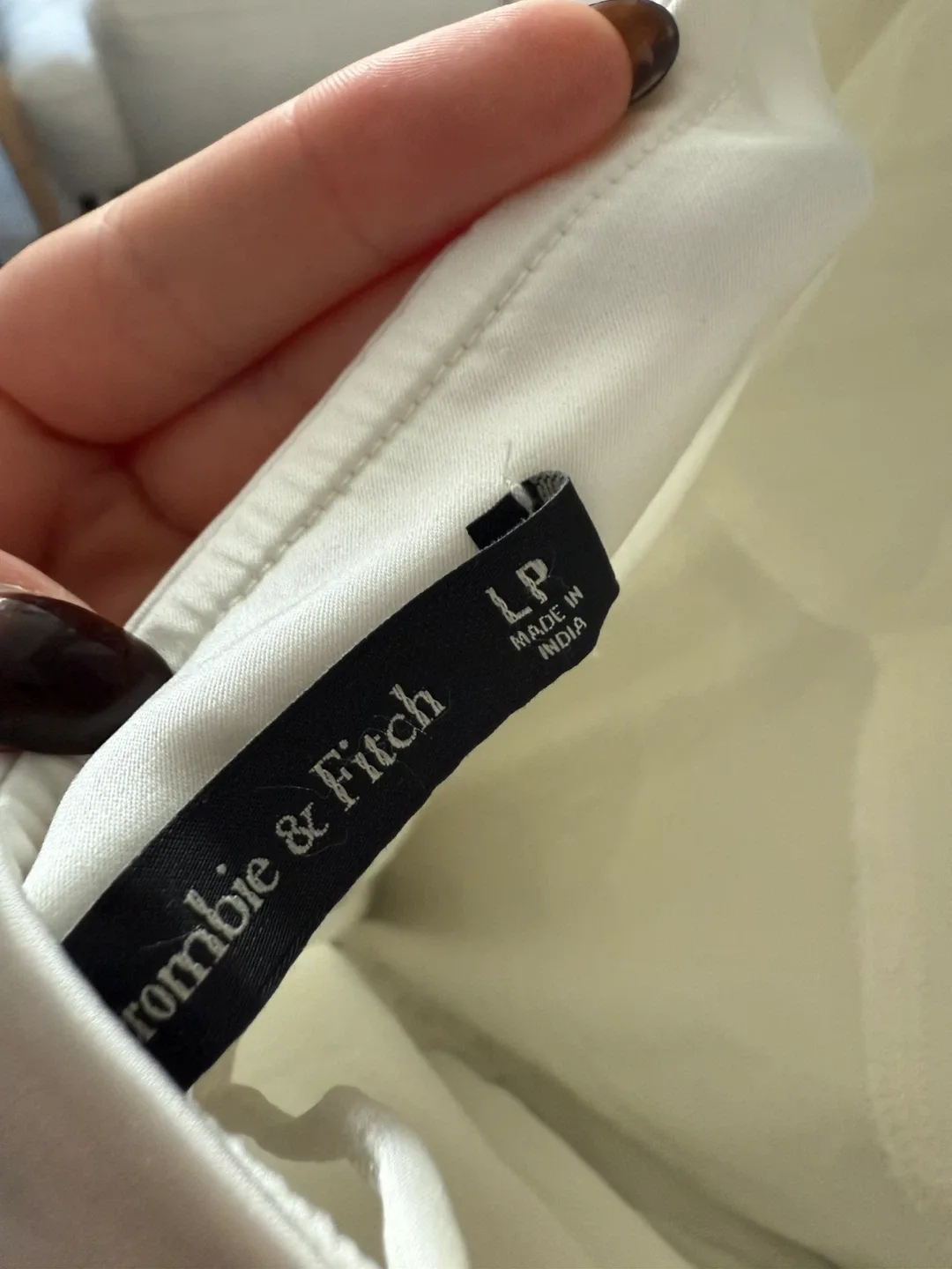 Abercrombie & Fitch White Dress - Size LP image indicator(6)