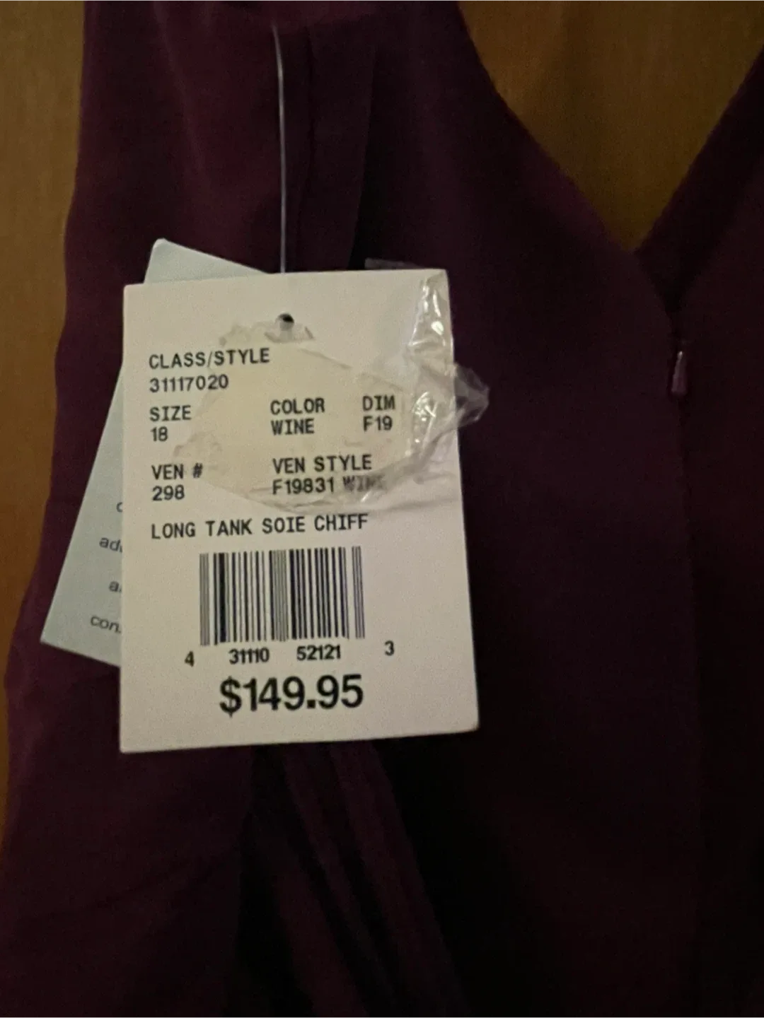 GORGEOUS CHIFFON BRAND NEW DRESS - Size 18 image indicator(4)