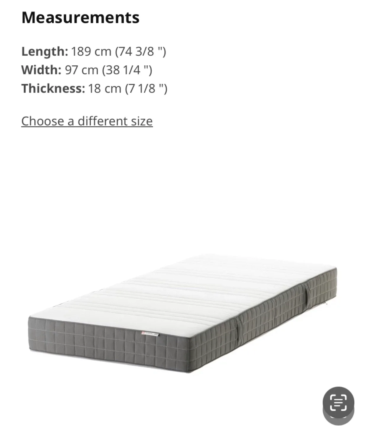 IKEA Morgedal Twin Mattress set of 2 like new image indicator(9)