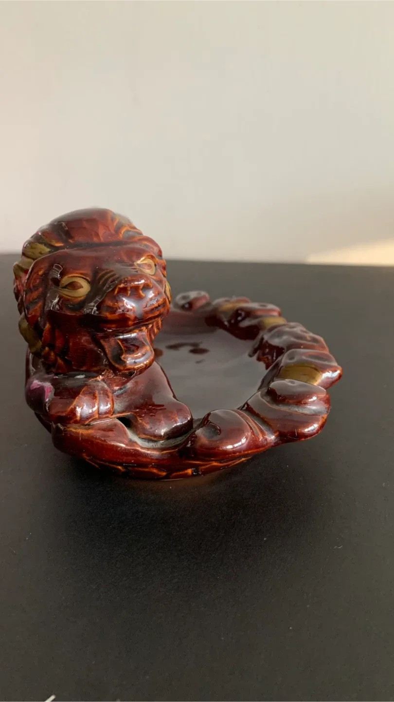 Mid Century Modern Ceramic Lion Made in Japan image indicator(2)