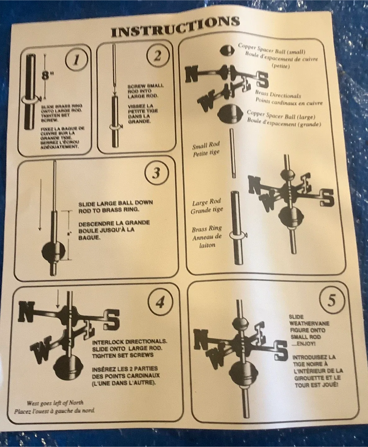 Copper Rooster Weathervane - New in Box! image indicator(4)