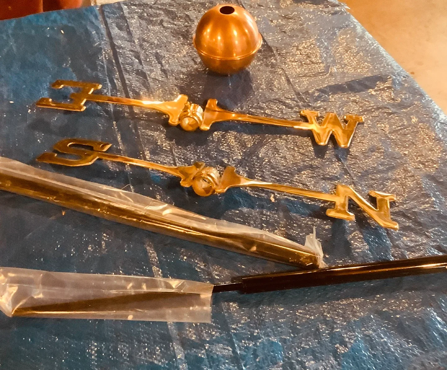 Copper Rooster Weathervane - New in Box! image indicator(3)