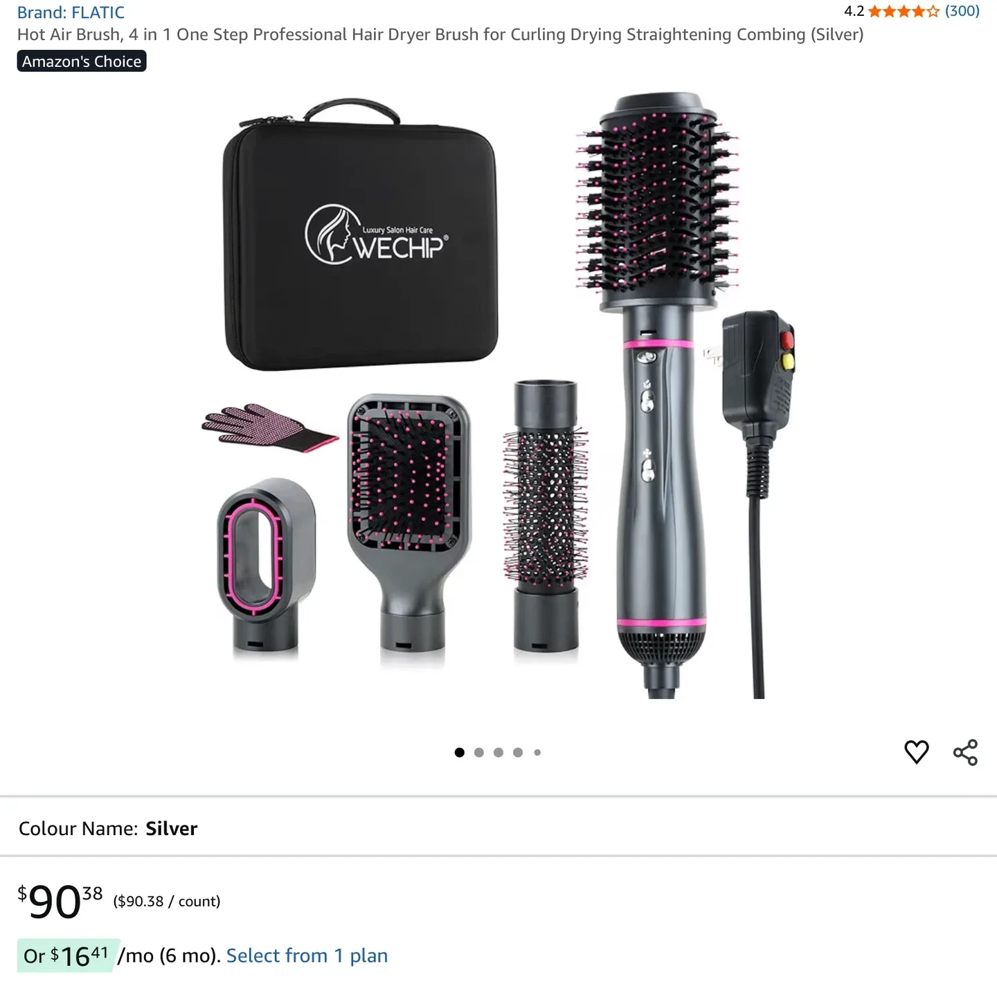 WECHIP Hot Air Brush - 4 in 1 Styling Kit