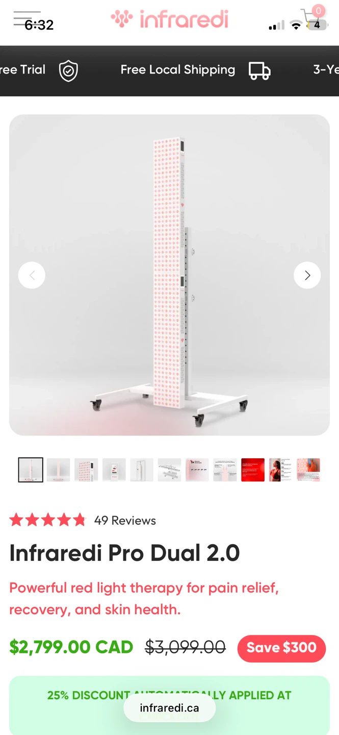 Full Body Red Light Therapy Device - photo 5