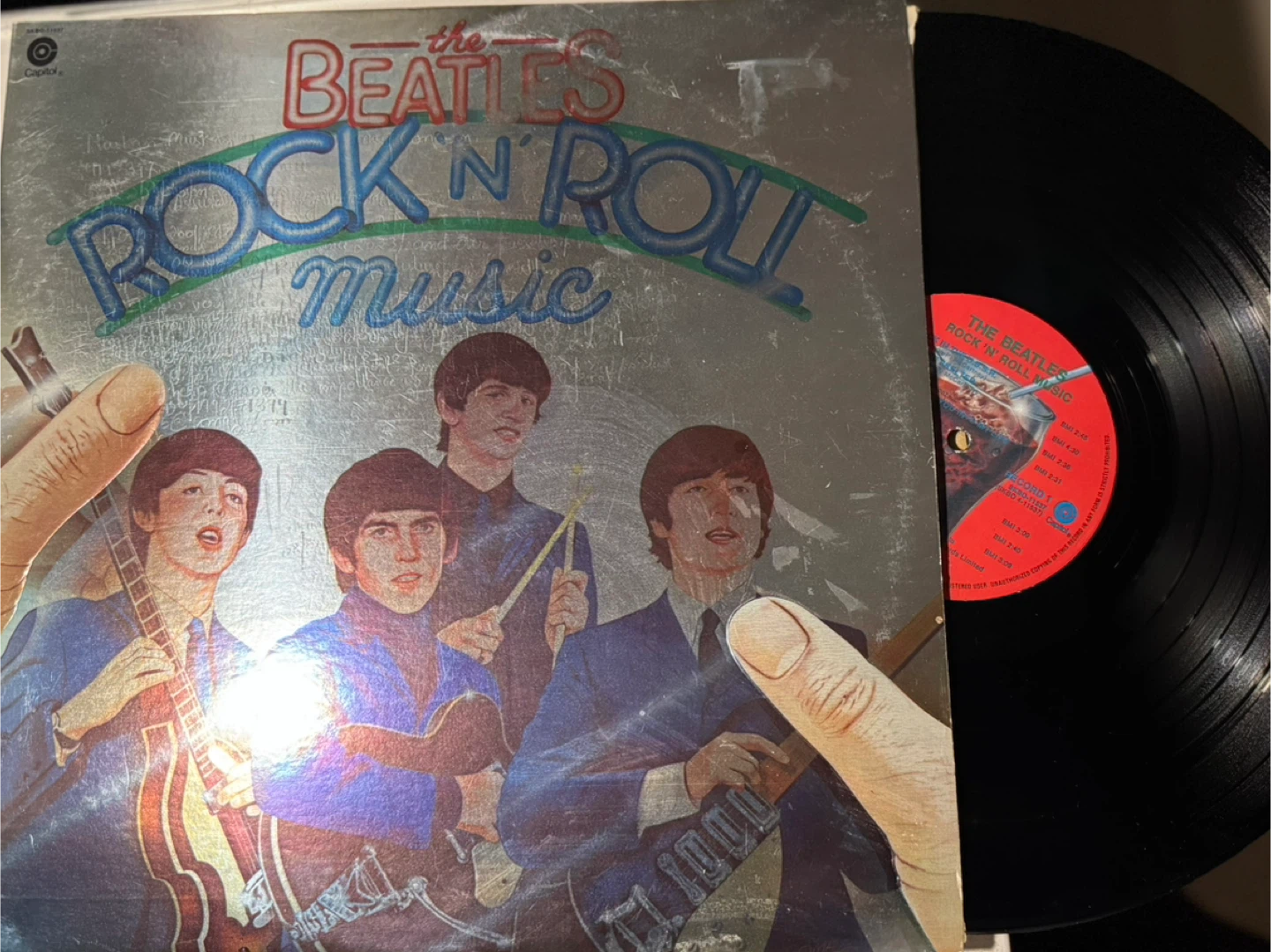 The Beatles - Rock 'n' Roll Music Vinyl Record - photo 3