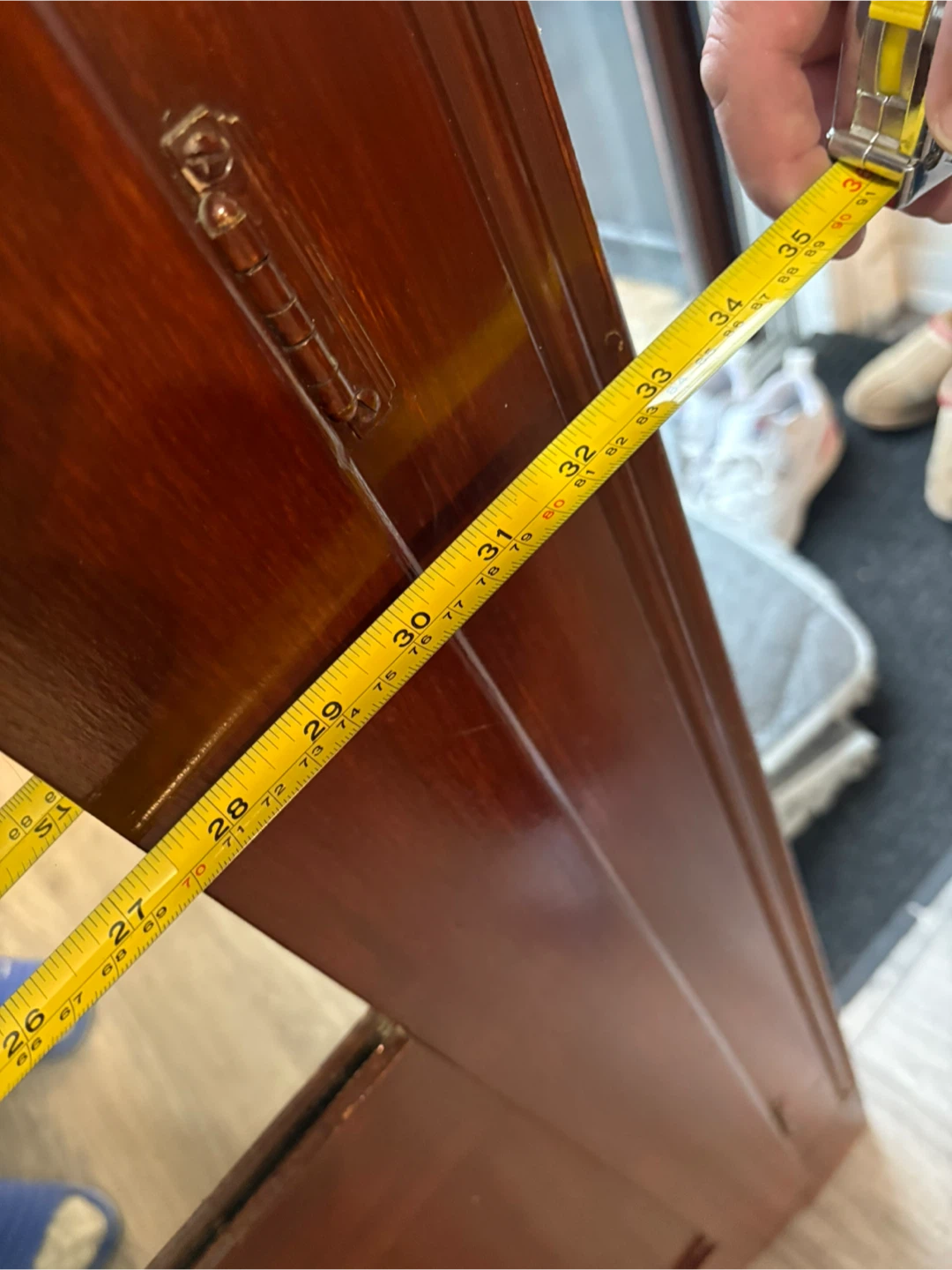 Antique Wooden Armoire Wardrobe - photo 3