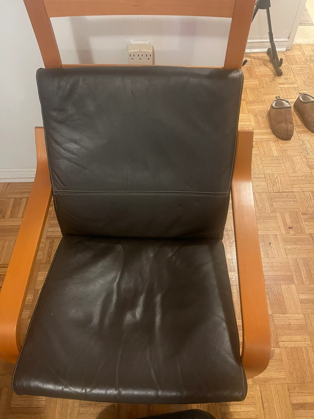 Leather Chair - Brown