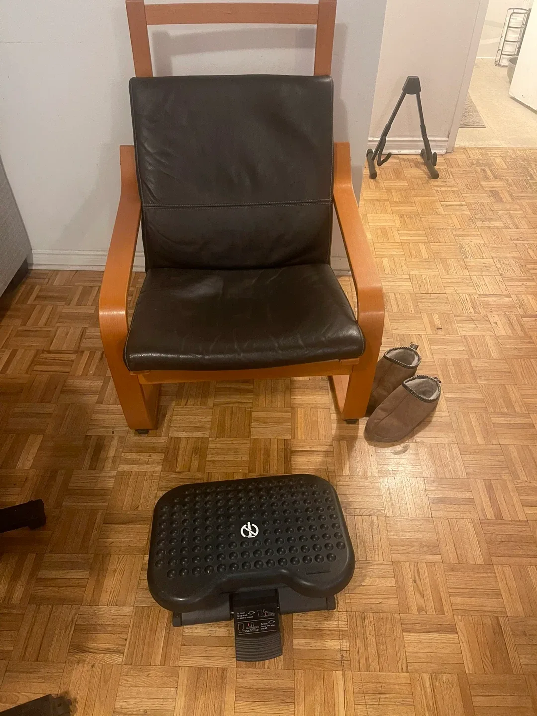 Leather Chair - Brown