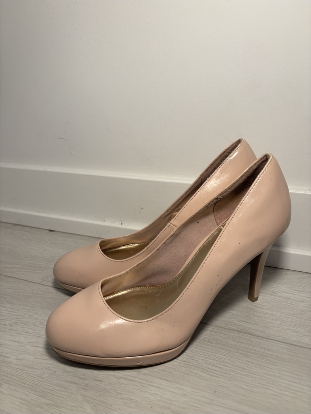 Christian Siriano from Payless Size 9 Nude Patent Heels Pumps - photo 2