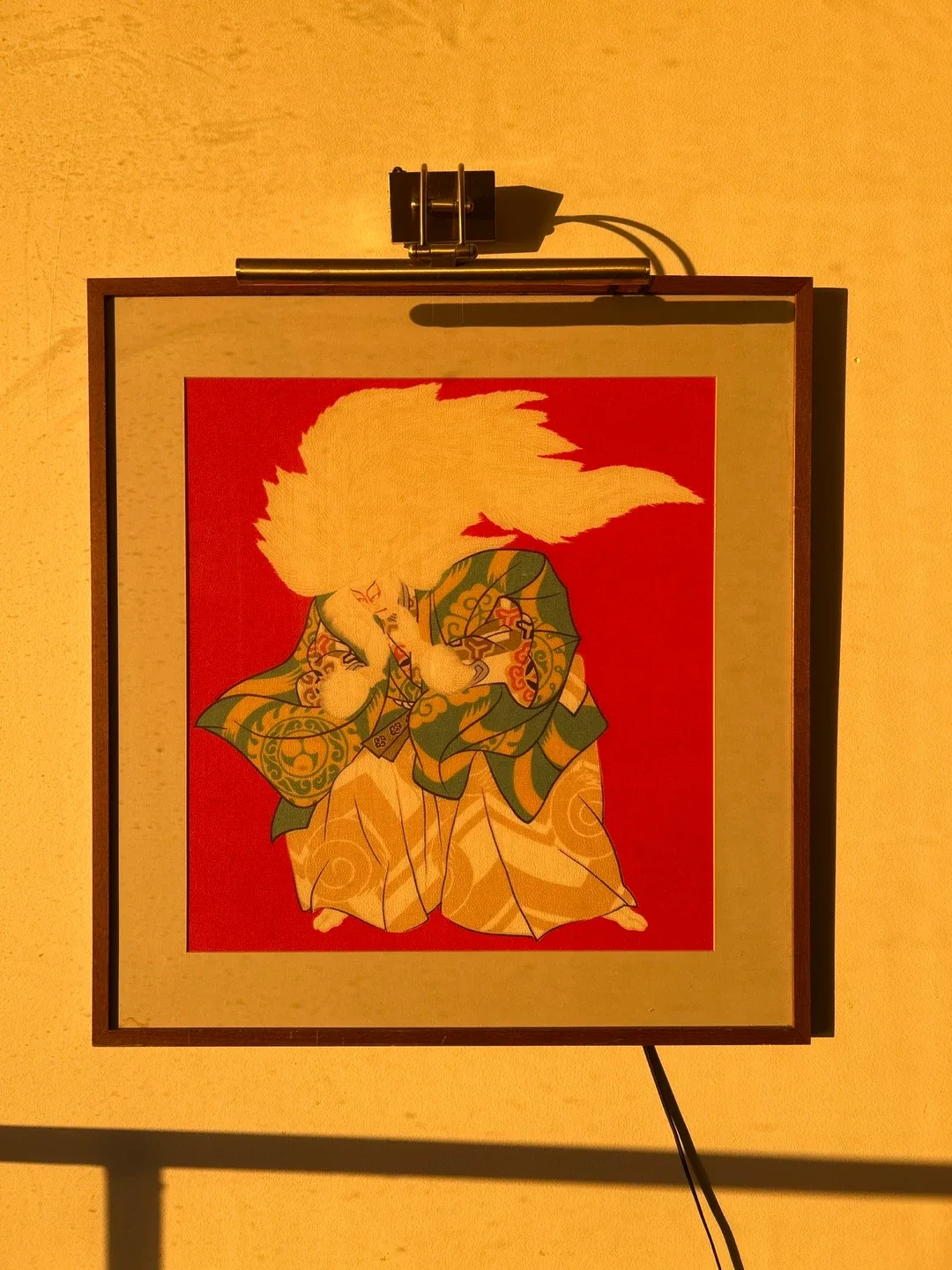 Framed Japanese Kabuki Print