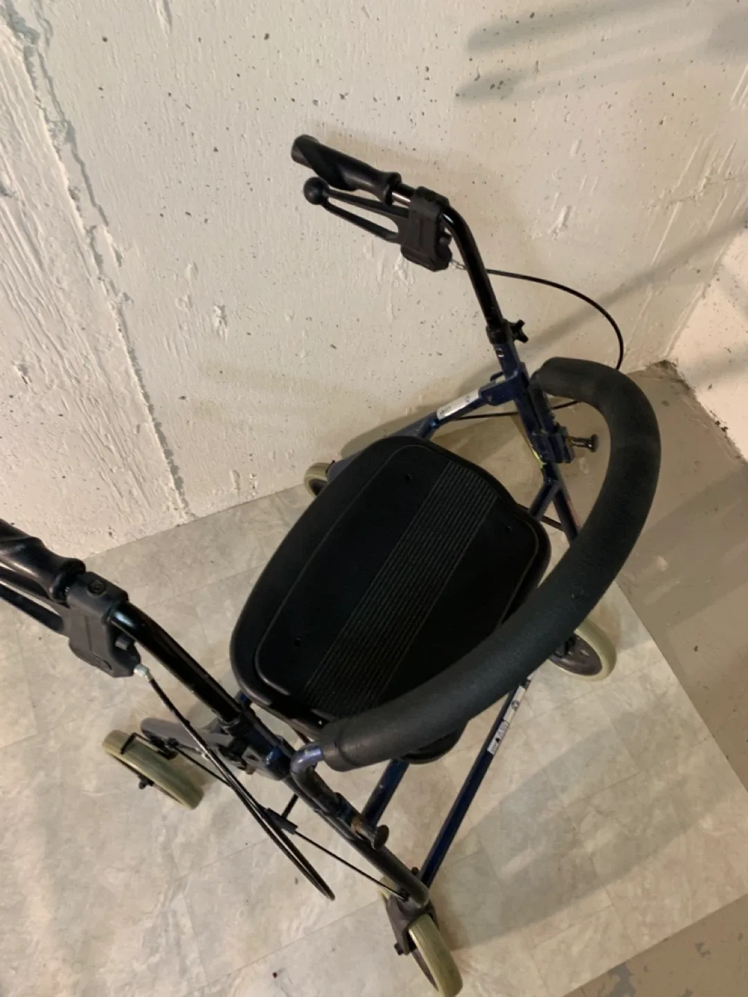 Blue Four Wheel Walker with Seat - health / special needs image indicator(7)