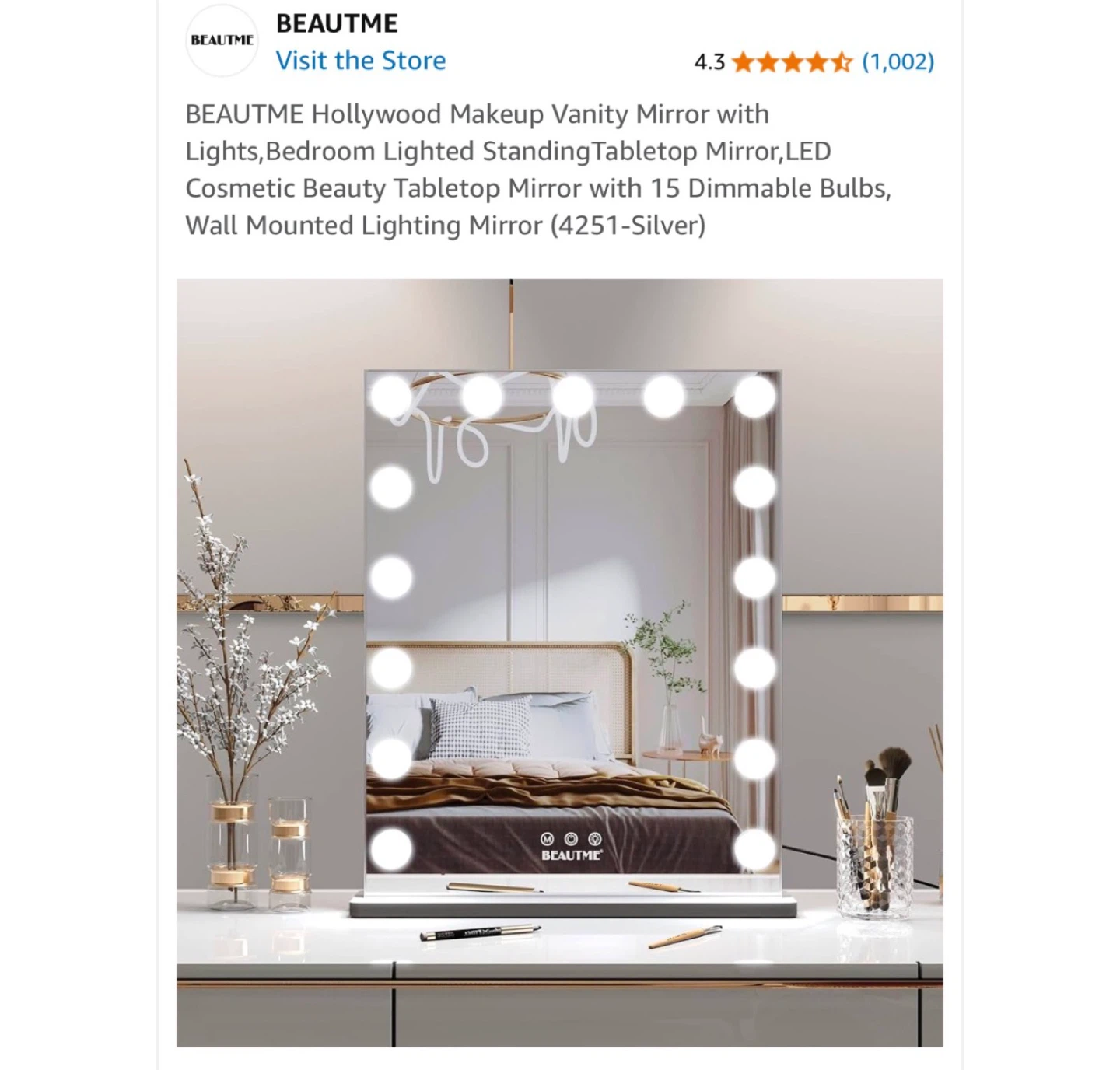 ✨ Hollywood Vanity Mirror – Like New, Must Go! ✨ - photo 2