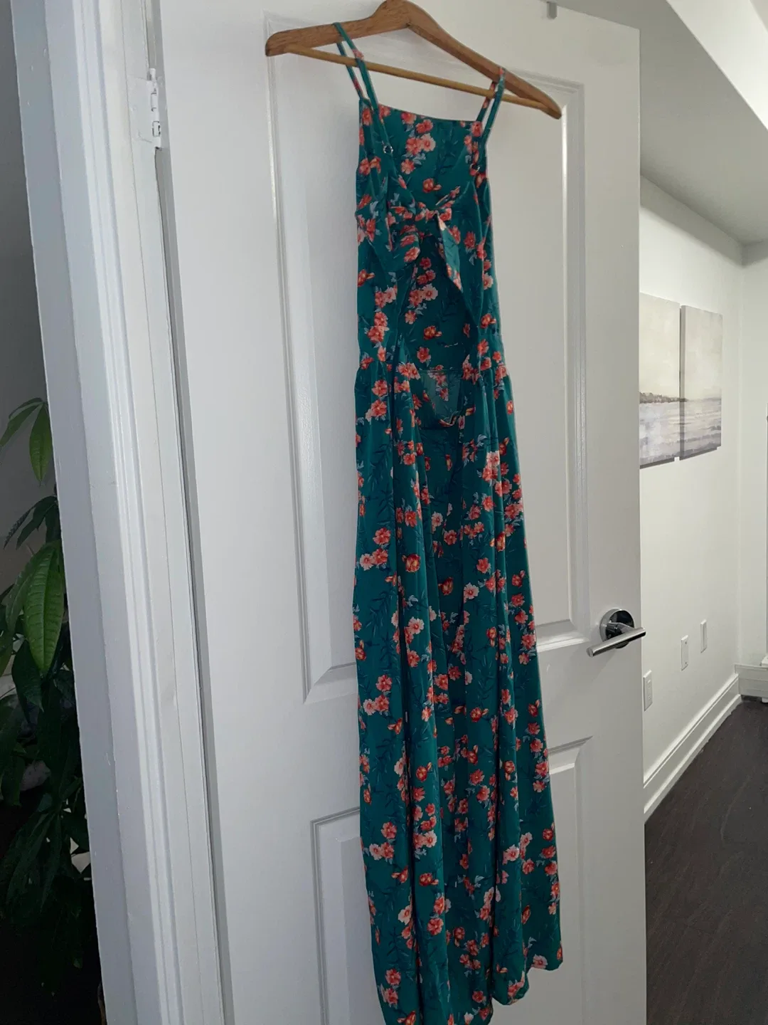 Floral Maxi Dress - Green image indicator(2)