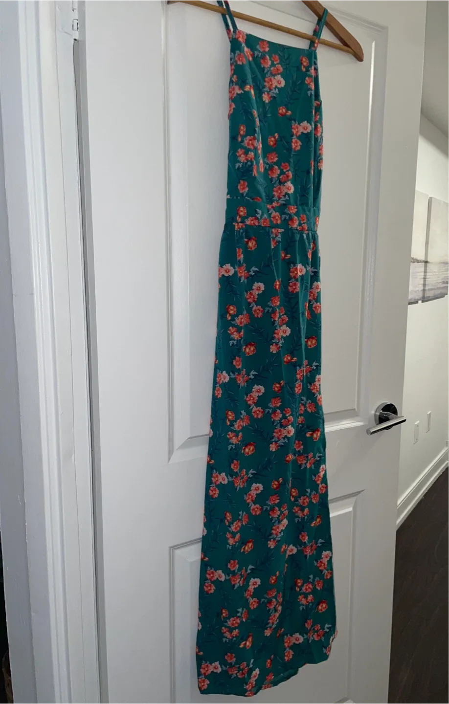 Floral Maxi Dress - Green