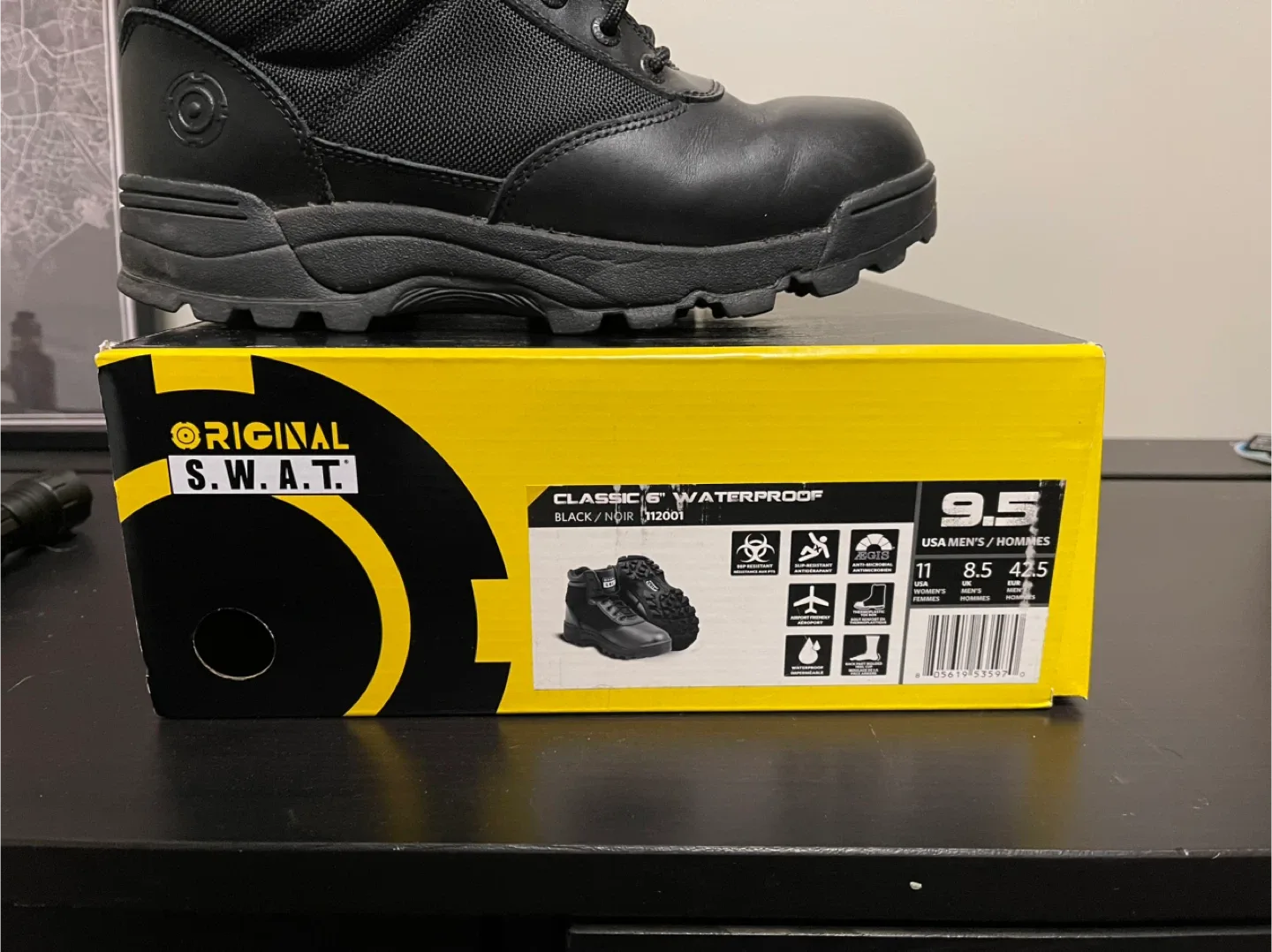 Original S.W.A.T. Classic 6" Waterproof Boots - Size 9.5 image indicator(3)