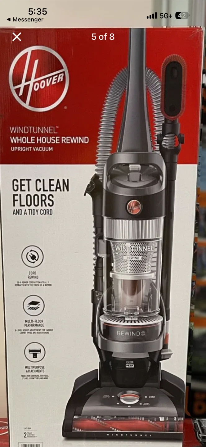 Hoover WindTunnel Whole House Rewind Upright Vacuum image indicator(2)