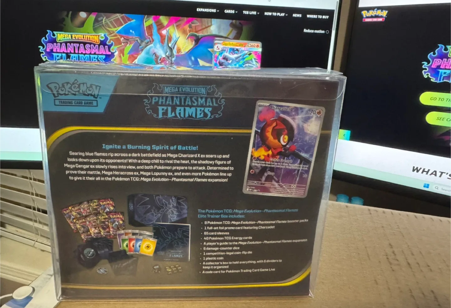 Pokemon TCG Mega Evolution Phantasmal Flames ETB image indicator(2)