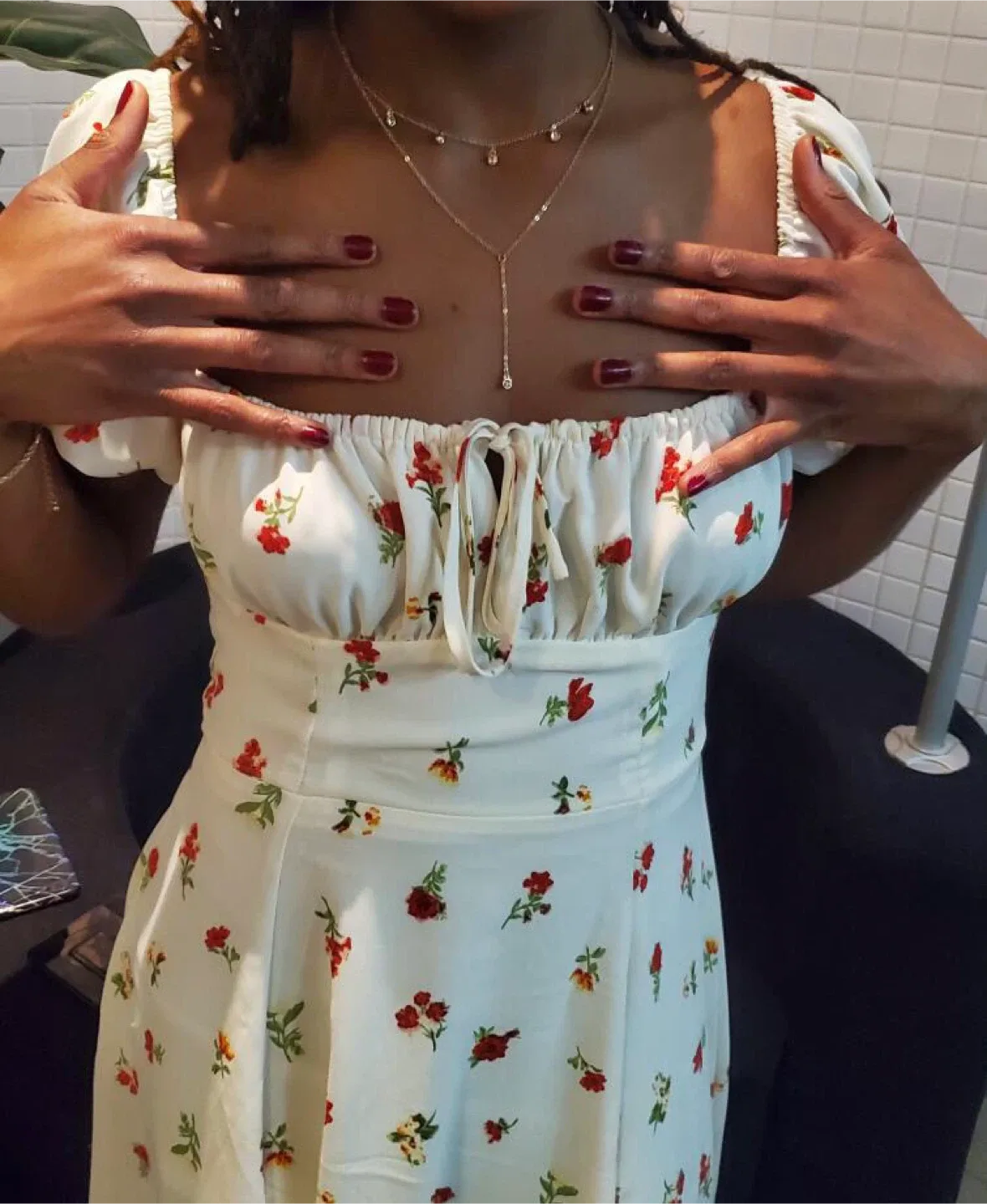 Floral Puff Sleeve Dress - Forever 21