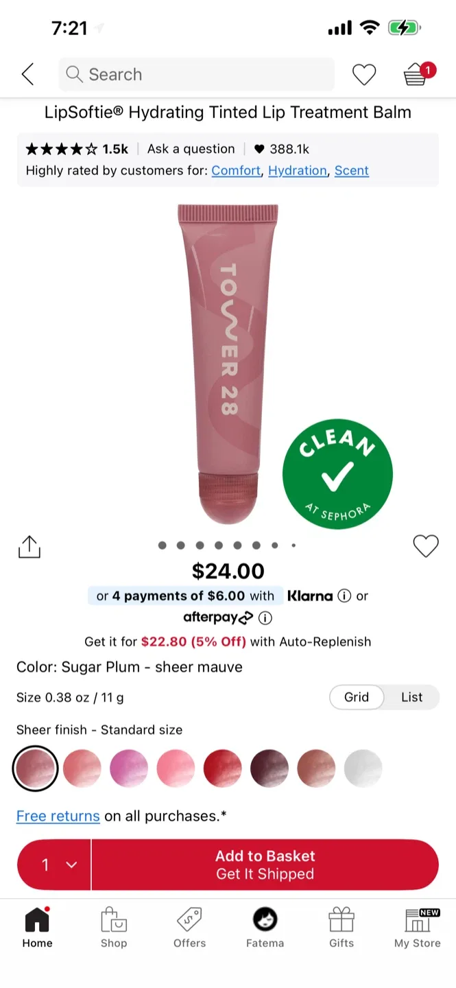 BNIB - Tower 28 LipSoftie Tinted Lip Treatment Balm image indicator(3)